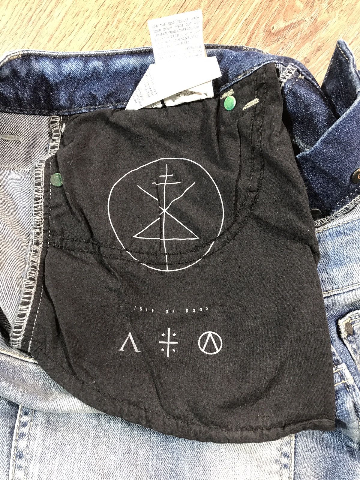 Designer × Vintage Ashes To DVST Distressed Biker Denim Pants Jeans Size US 33 - 7 Thumbnail