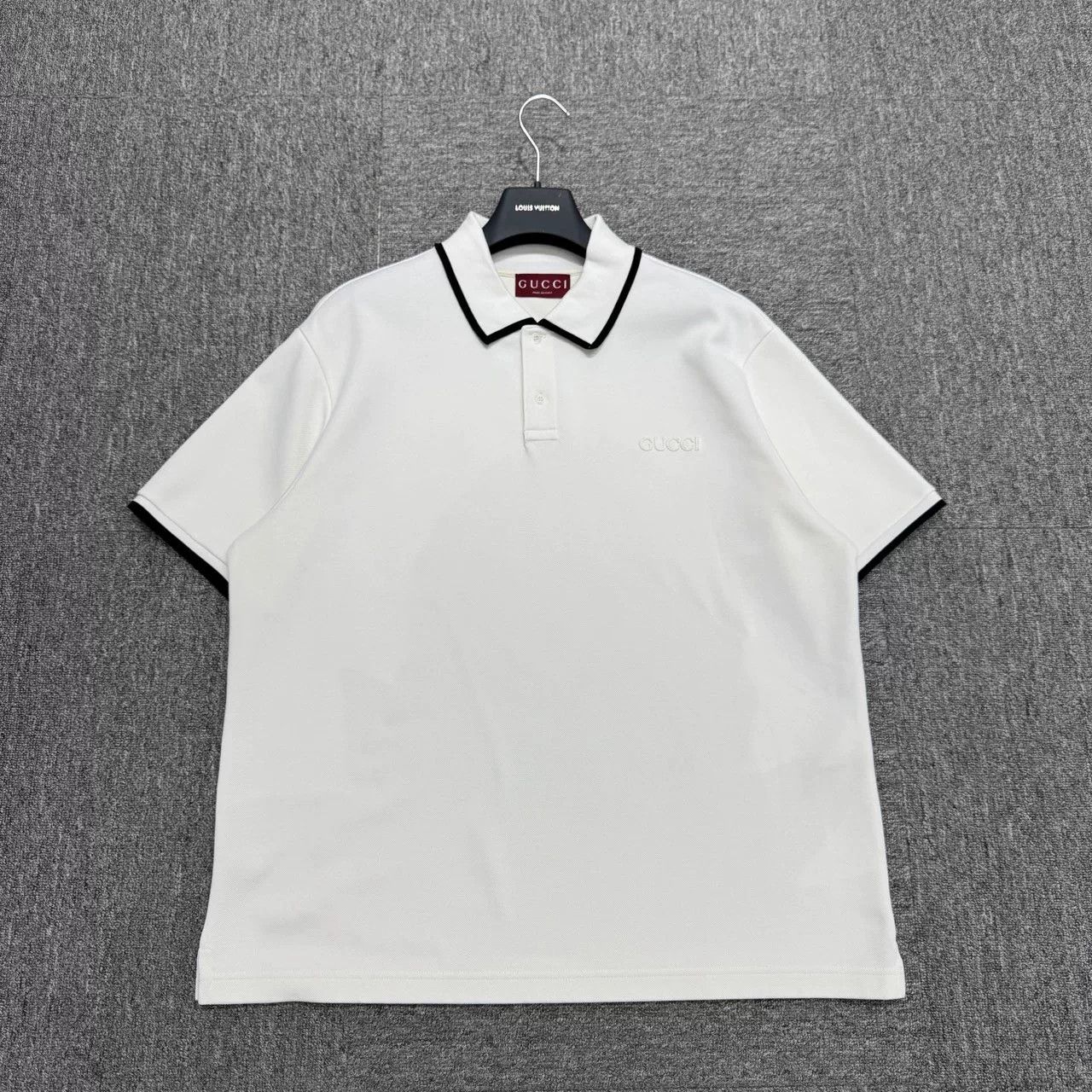 Gucci gucci polo shirt with logo at chest Size US M / EU 48-50 / 2 - 1 Thumbnail