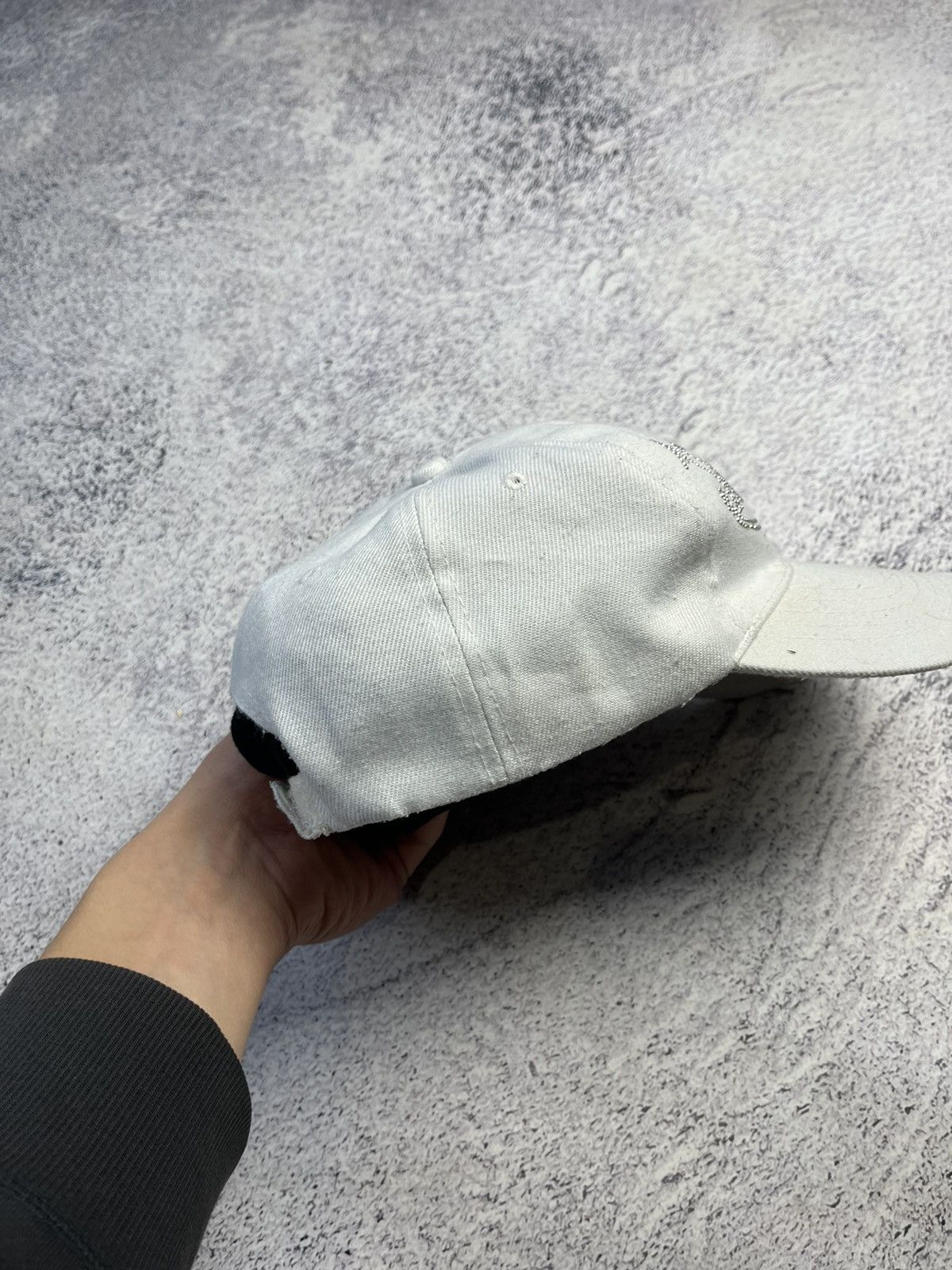 Other Vintage Von Dutch White Denim Hat Celebrity Worn Size ONE SIZE - 10 Thumbnail