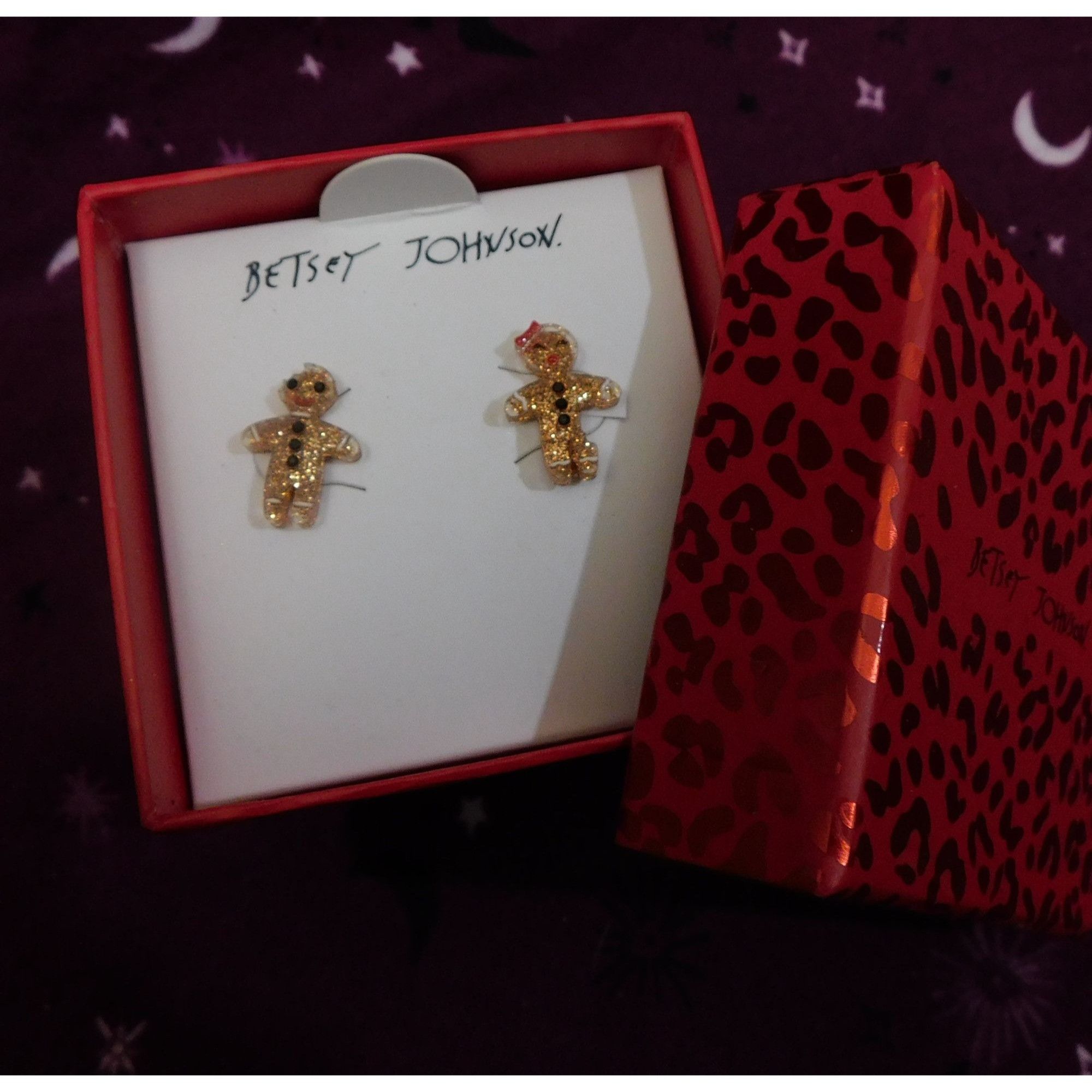 Betsey Johnson Betsey Johnson Gingerbread People Earrings Size ONE SIZE - 4 Thumbnail