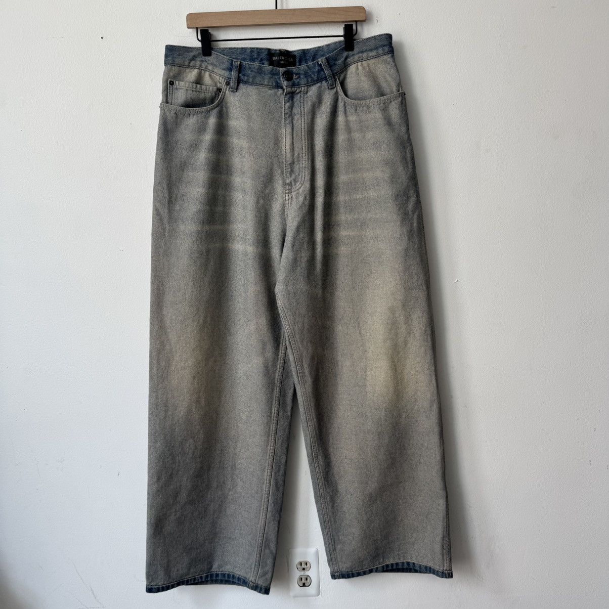 Balenciaga Balenciaga logo patch inside-out denim jeans M Size US 34 / EU 50 - 10 Thumbnail