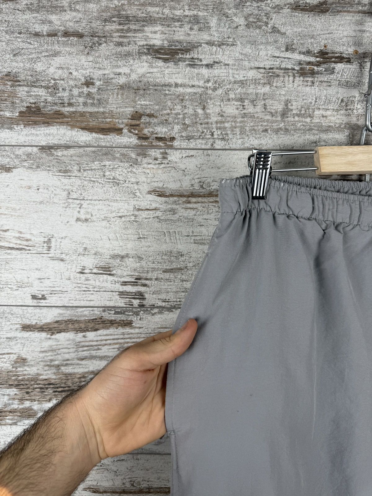Nike × Vintage Mens Vintage Nike drill pants swoosh sweatpants y2k rare Size US 34 / EU 50 - 6 Thumbnail