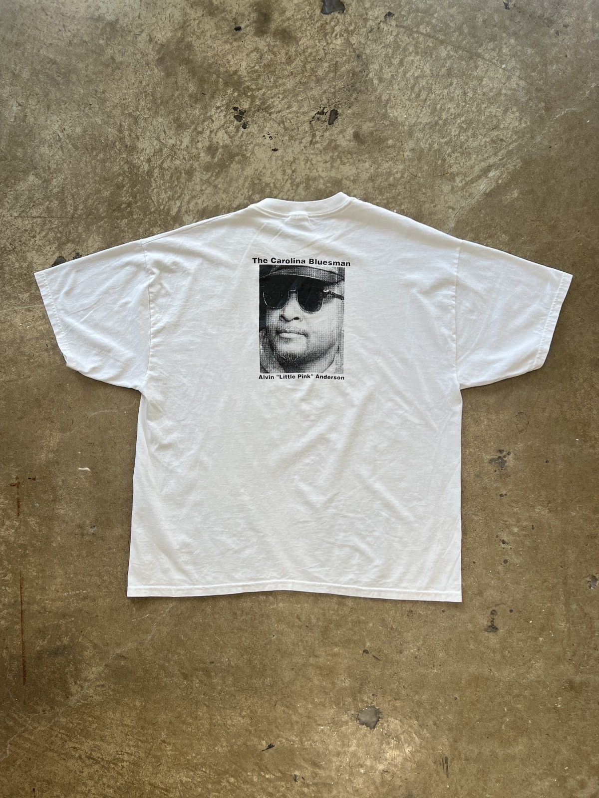 Band Tees Vintage The Carolina Bluesman Alvin Anderson Portrait Tee XL Size US XL / EU 56 / 4 - 2 Thumbnail