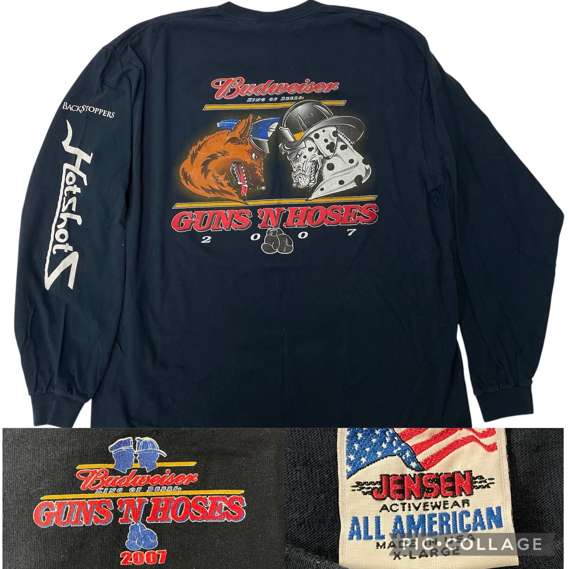 Other Jensen Budweiser KING of BEERS Police vs Firefighters Shirt Size US XL / EU 56 / 4 - 1 Thumbnail