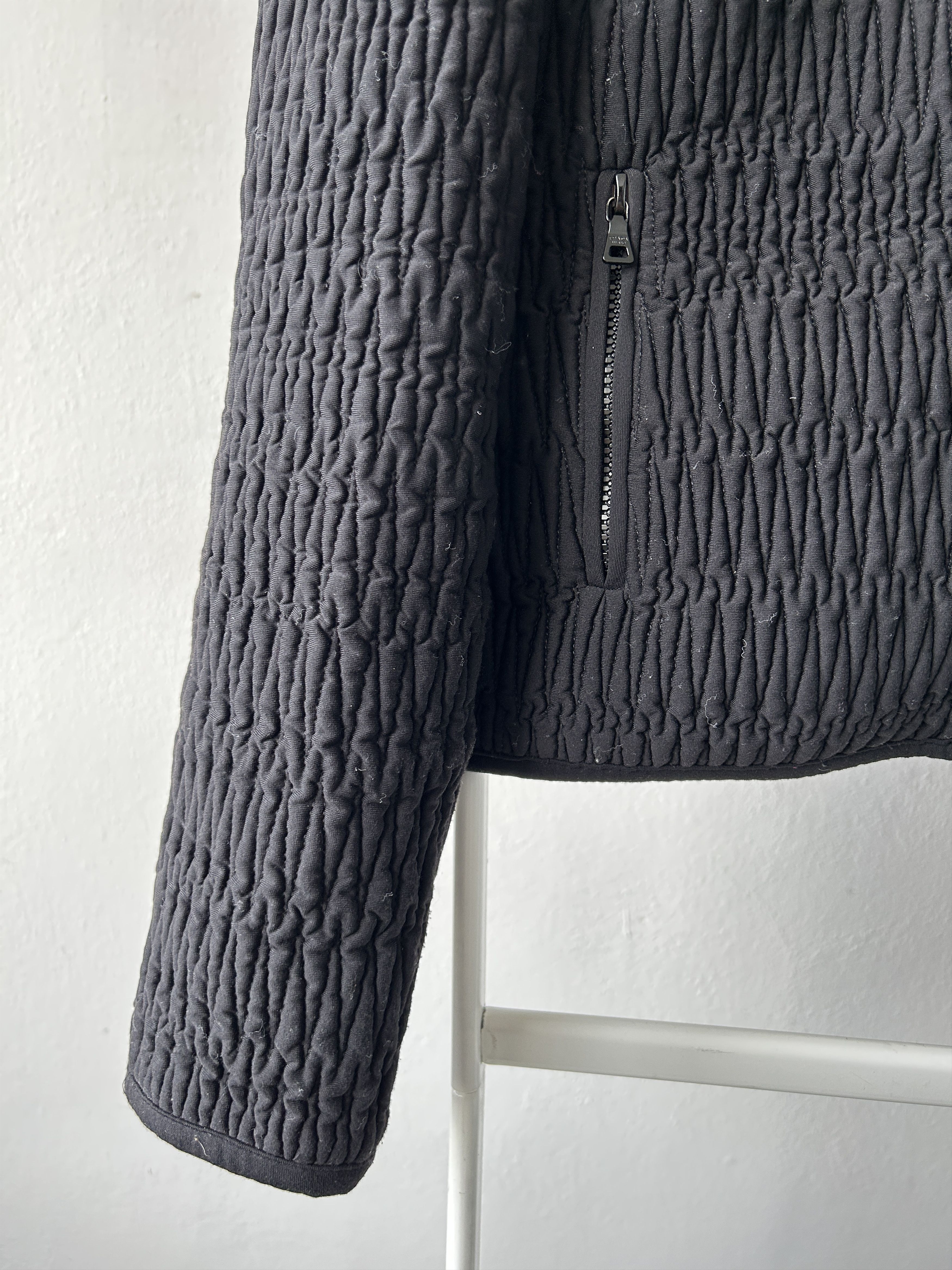 Prada Archive AW2011 Prada pleated full zip sweatshirt Size L / US 10 / IT 46 - 6 Thumbnail