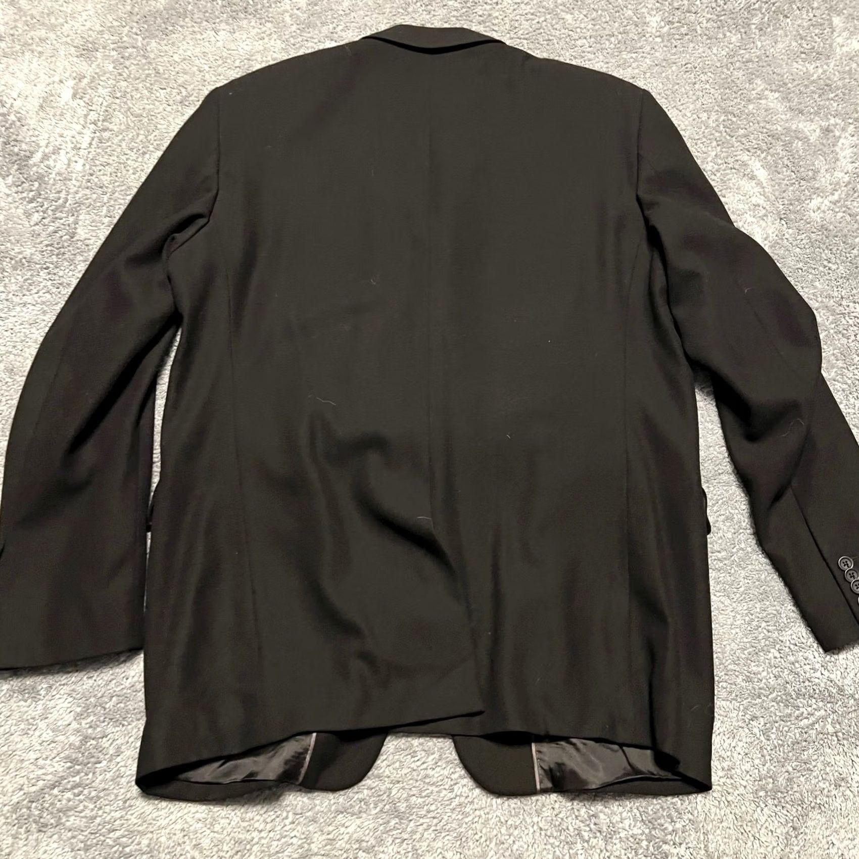 Banana Republic Banana Republic Jacket Mens 44 Black Blazer 44R Sport Coat Button Suit Size 44R - 3 Thumbnail