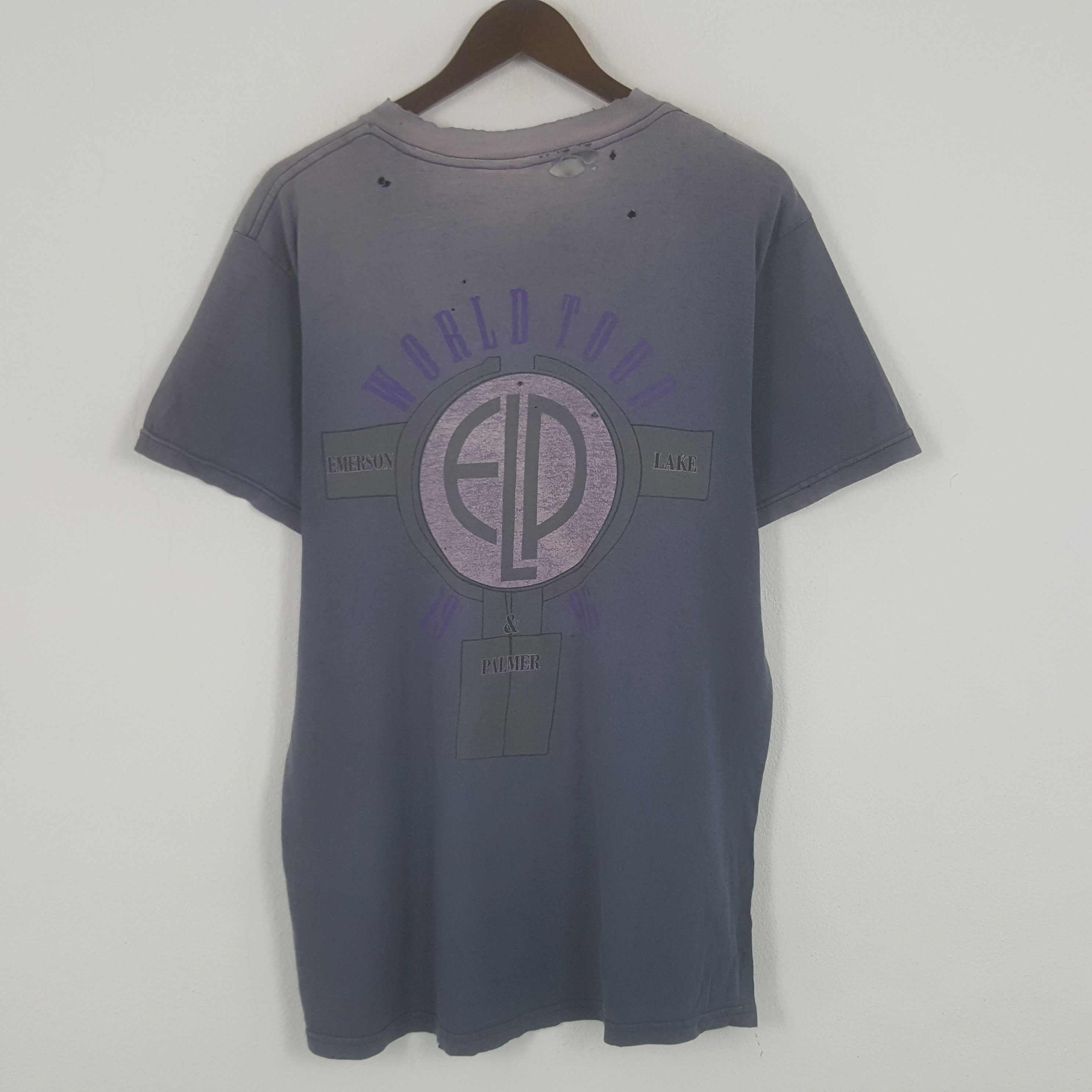Vintage Vintage Work Tour Distressed Style Tshirt Size US L / EU 52-54 / 3 - 3 Thumbnail