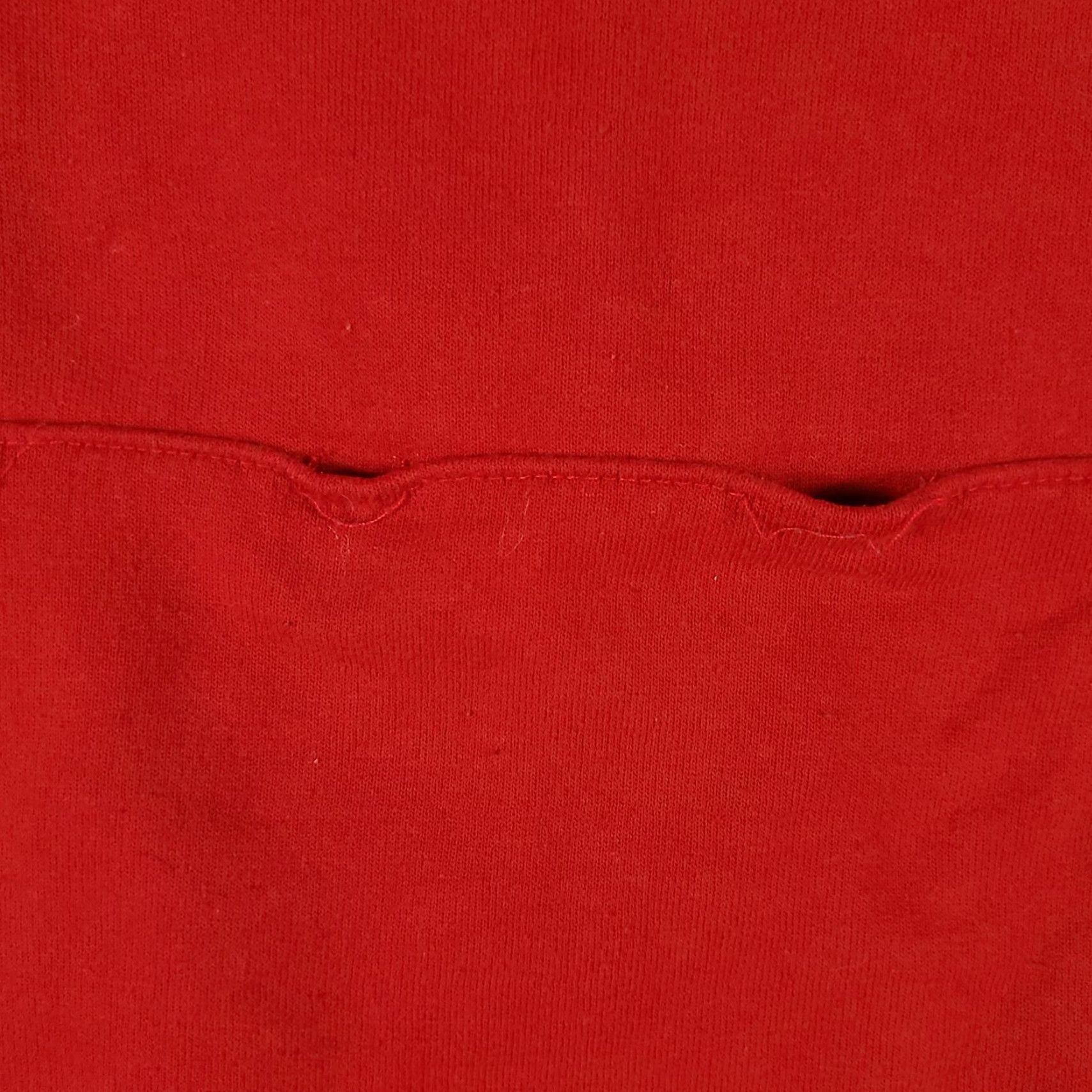 Adidas Adidas Hoodie Mens Medium Red Pullover Knit Sweatshirt with Logo, Mock Neck, Drawstring, Pockets, All Seasons, Sports, Casual, Regular Fit Size US M / EU 48-50 / 2 - 5 Thumbnail