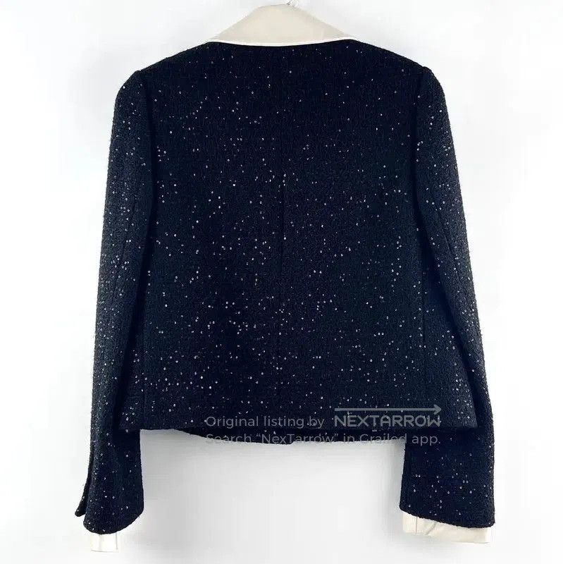 Chanel Chanel Black Cotton Women's Cardigan . Size XXS / US 00 / IT 34 - 2 Thumbnail