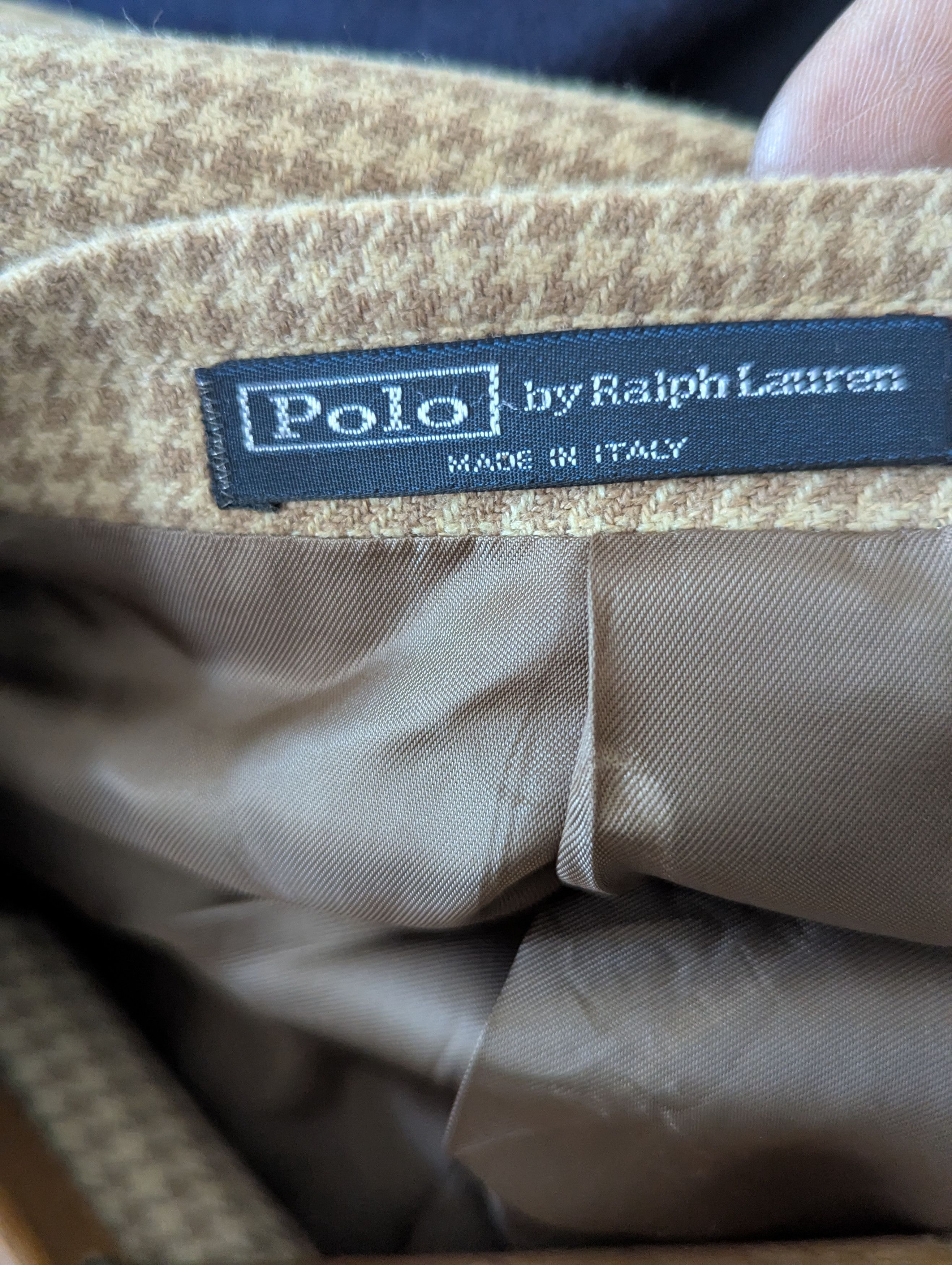 Polo Ralph Lauren Vintage Italian Wool Blazer Size 44L - 3 Thumbnail
