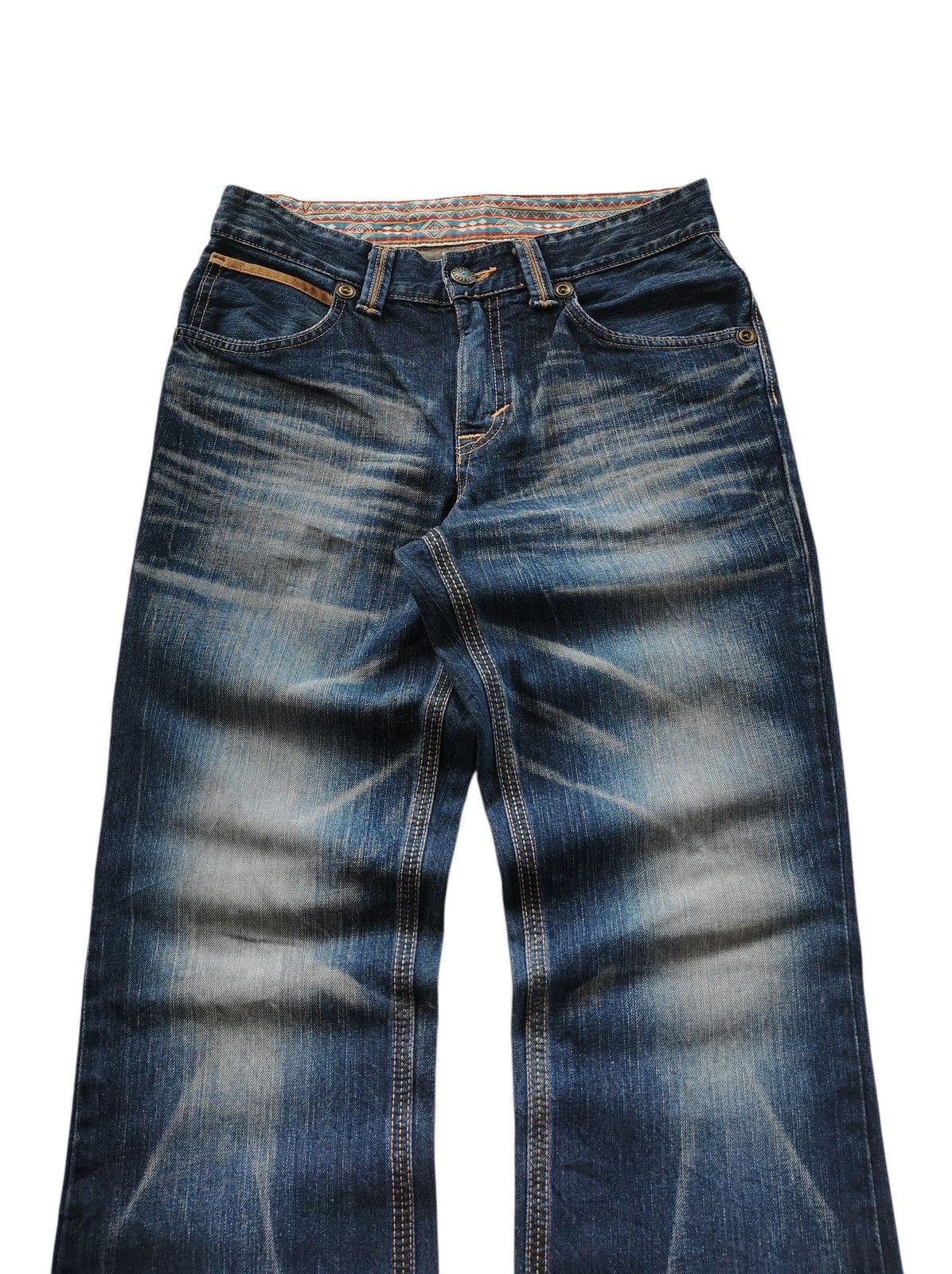 Edwin Vintage EDEdwin Flared Denim Jeans LGB Styles - Size 32x33.5 Size US 32 / EU 48 - 6 Thumbnail