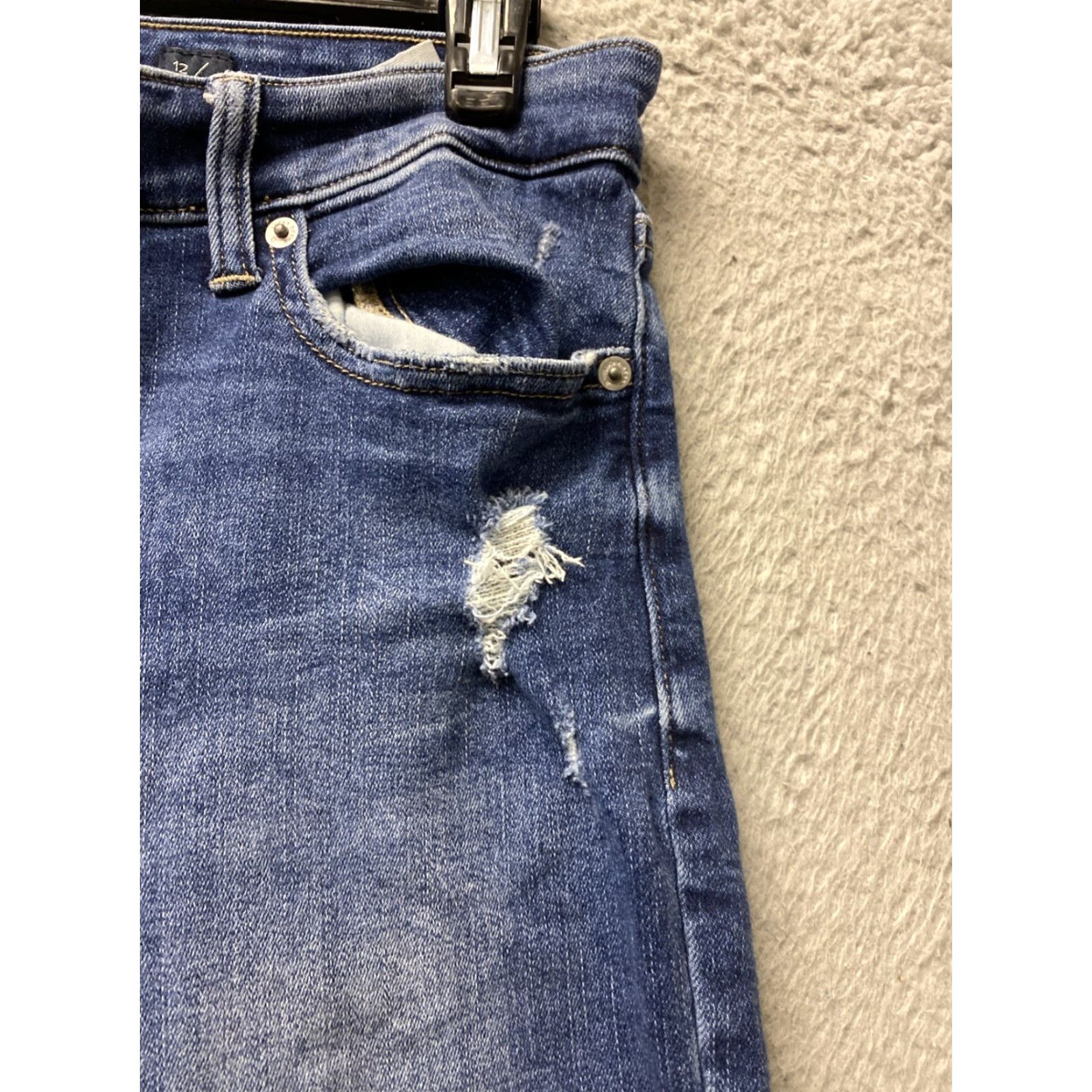 Lucky Brand Lucky Brand Bridgette Skinny Jeans Women 12 Regular Size 32 Blue High Rise Denim 129-33 Buckle Bke 5-Pocket Style Size 34" / US 12 / IT 48 - 5 Thumbnail