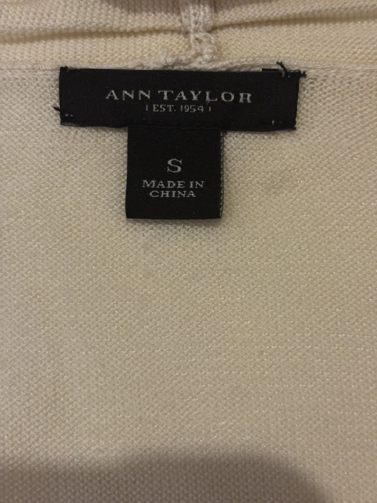 Ann Taylor Ivory Cardigan.wt6424 Size S / US 4 / IT 40 - 10 Thumbnail