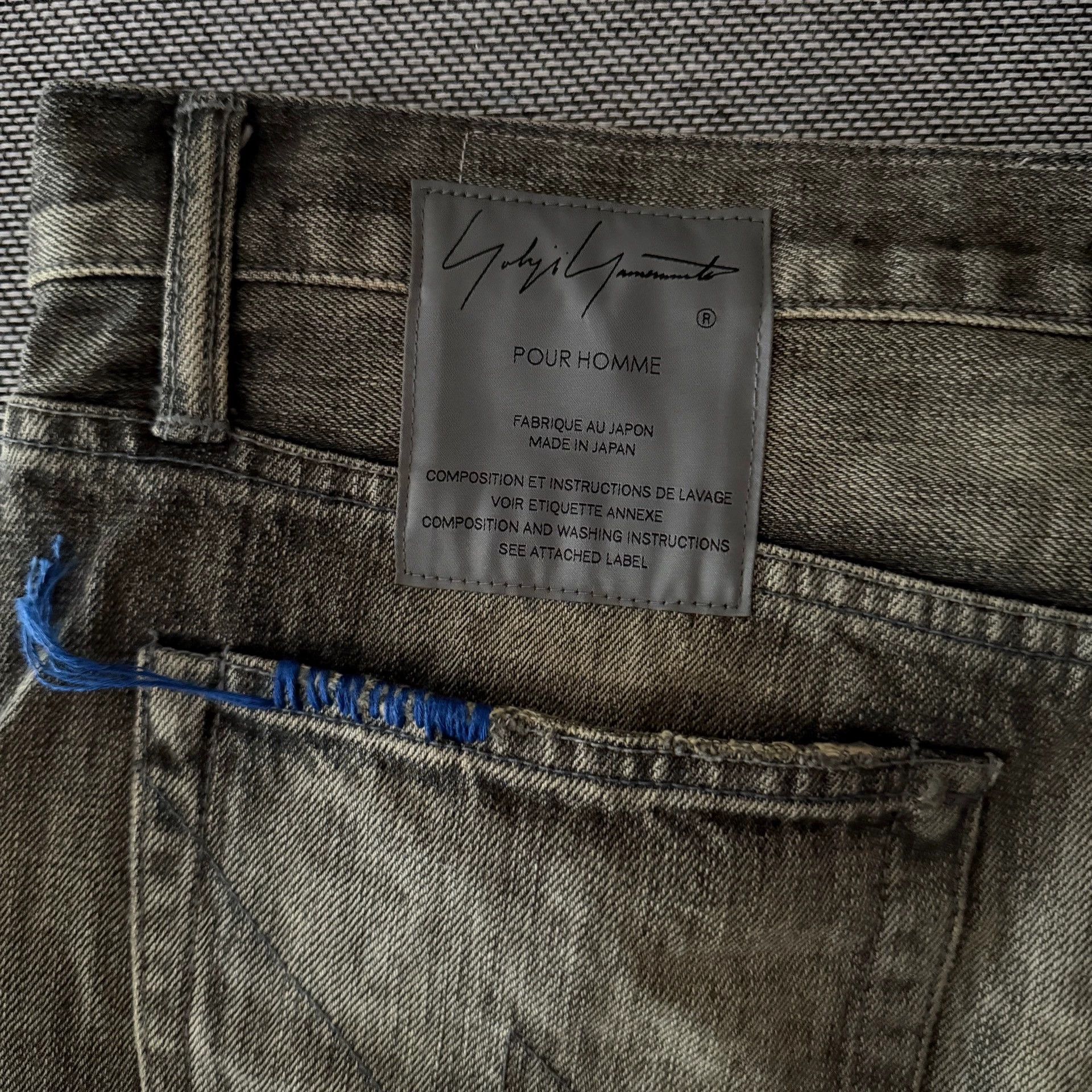 Neighborhood Neighborhood✖️Yohji 23AW Black DP-Basic Jeans XL Size US 36 / EU 52 - 5 Thumbnail