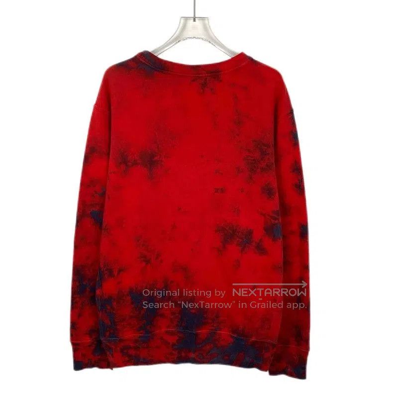 Louis Vuitton Louis Vuitton Red Tie-Dye Sweatshirt. Size US M / EU 48-50 / 2 - 2 Thumbnail