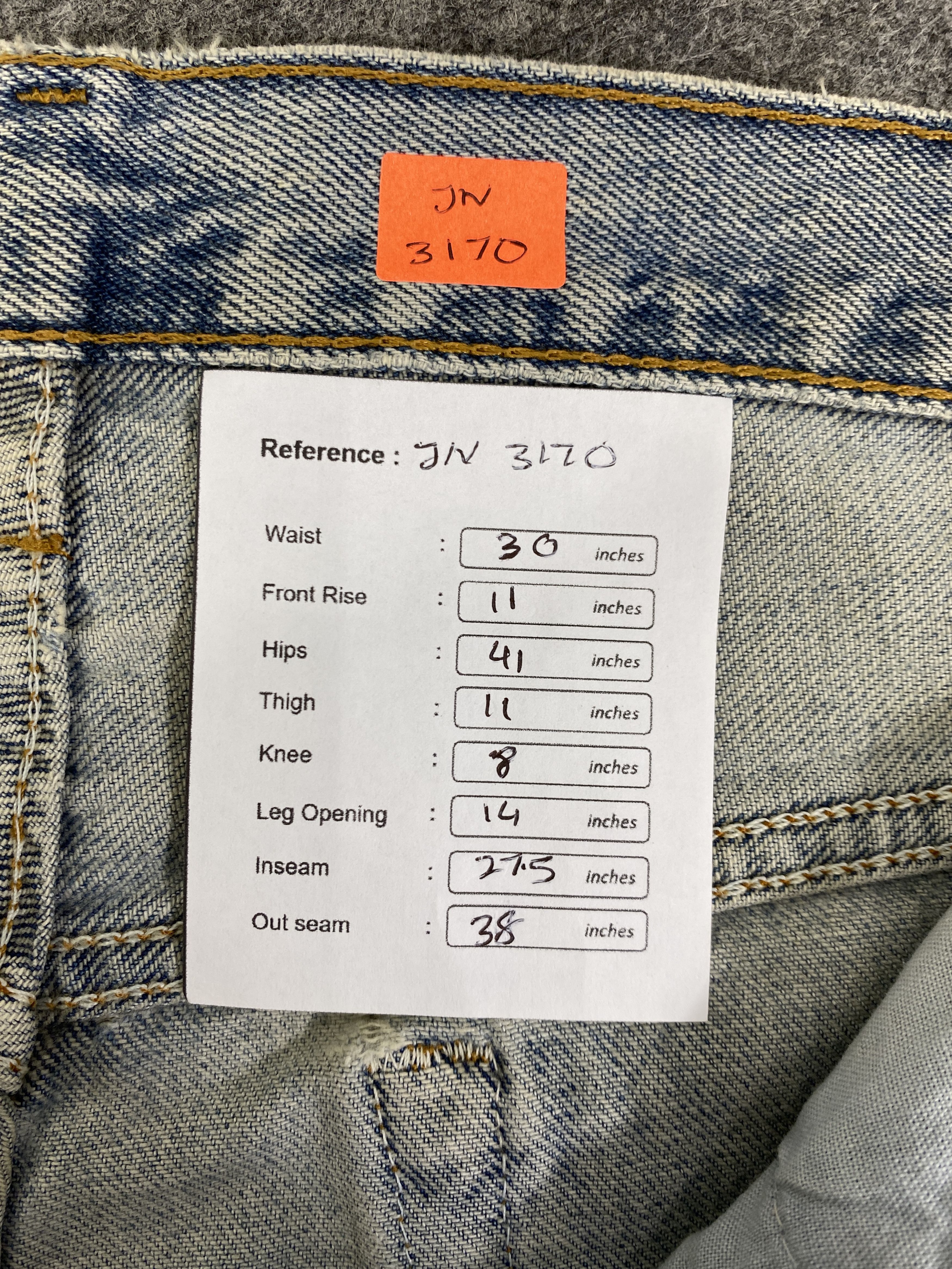 Levi's Light Blue Wash Vintage Levis 501 USA 30x27.5 - JN3170 Size US 30 / EU 46 - 8 Thumbnail