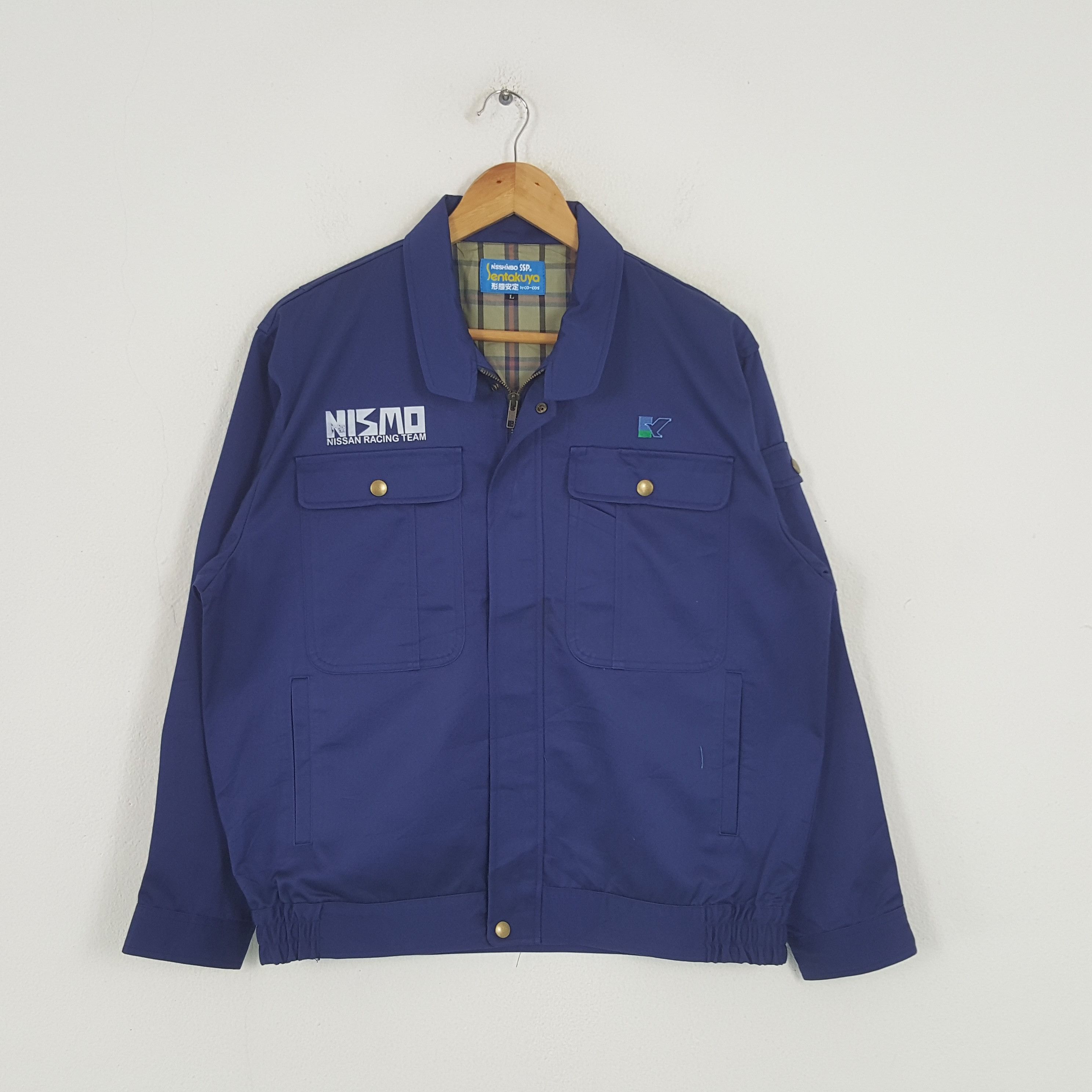 Vintage Vintage Nismo Nissan Japanese Racing Team Custom Art Jacket Size US L / EU 52-54 / 3 - 3 Thumbnail
