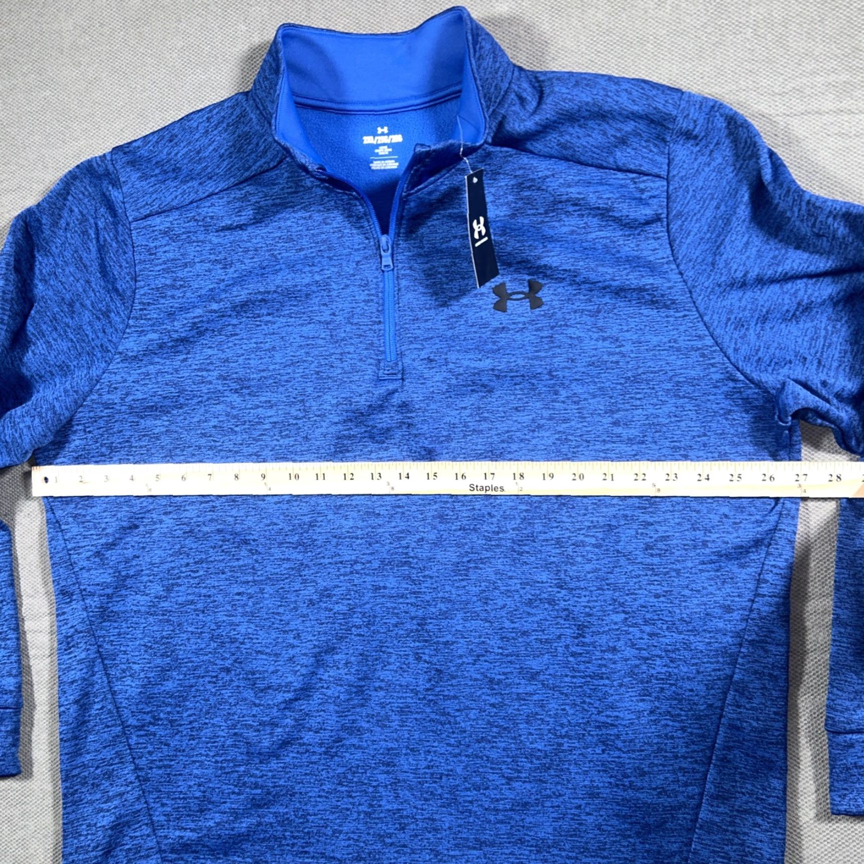 Under Armour Under Armour Sweatshirt Long Sleeve Pullover XXL Blue Fleece Twist Logo Size US XXL / EU 58 / 5 - 7 Thumbnail