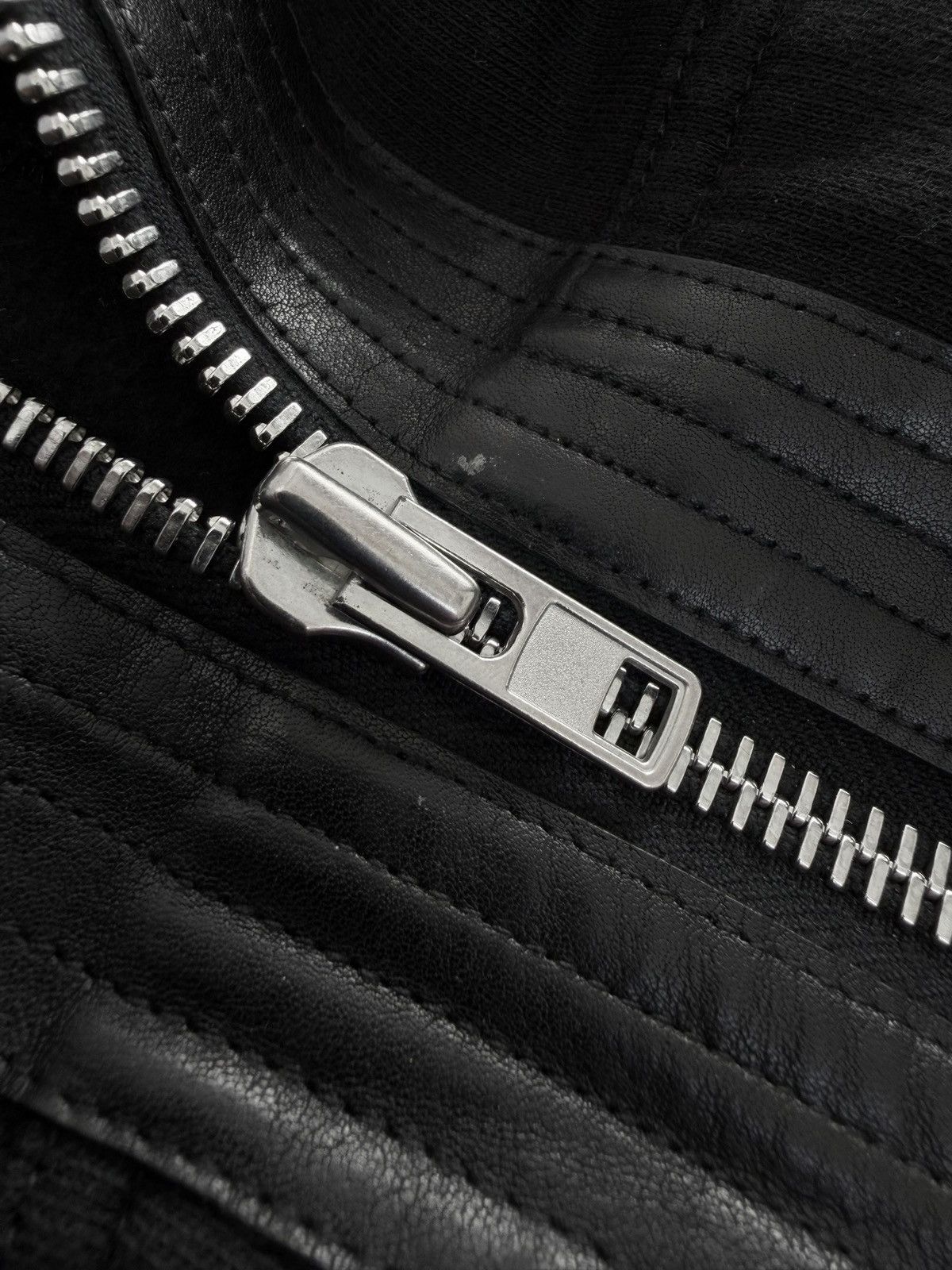 Rick Owens Rick Owens SS14 Vicious Leather- Trim Gimp Hoodie Size US S / EU 44-46 / 1 - 9 Thumbnail
