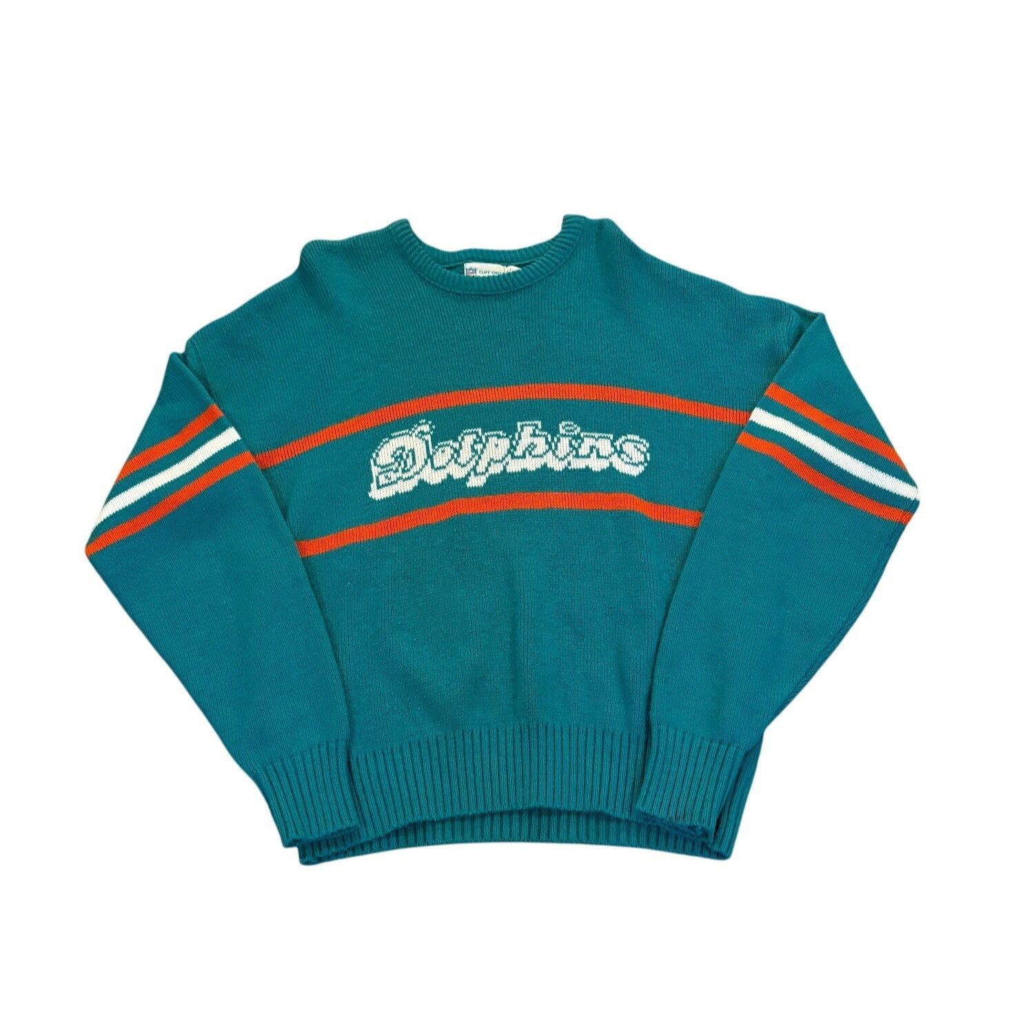 Other Vintage 80's Miami Dolphins NFL Cliff Engle Sweater Don Shul Size US XL / EU 56 / 4 - 1 Thumbnail