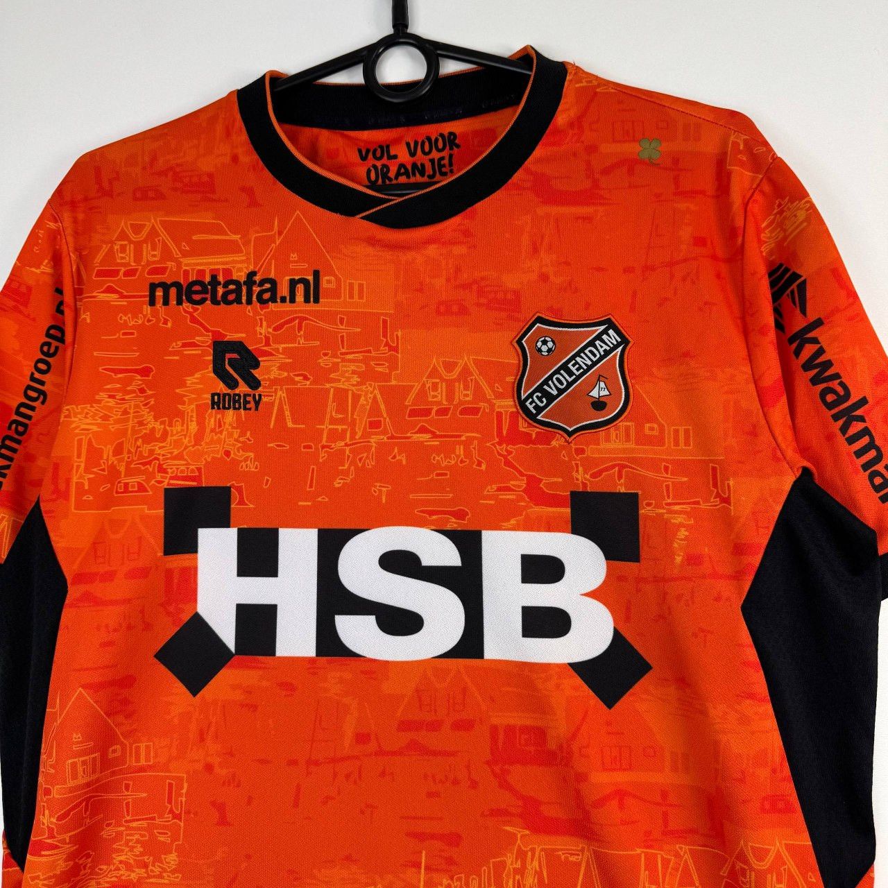 Other FC Volendam Home Jersey 2021 Robey HSB Orange Football Sz S Size US S / EU 44-46 / 1 - 2 Thumbnail