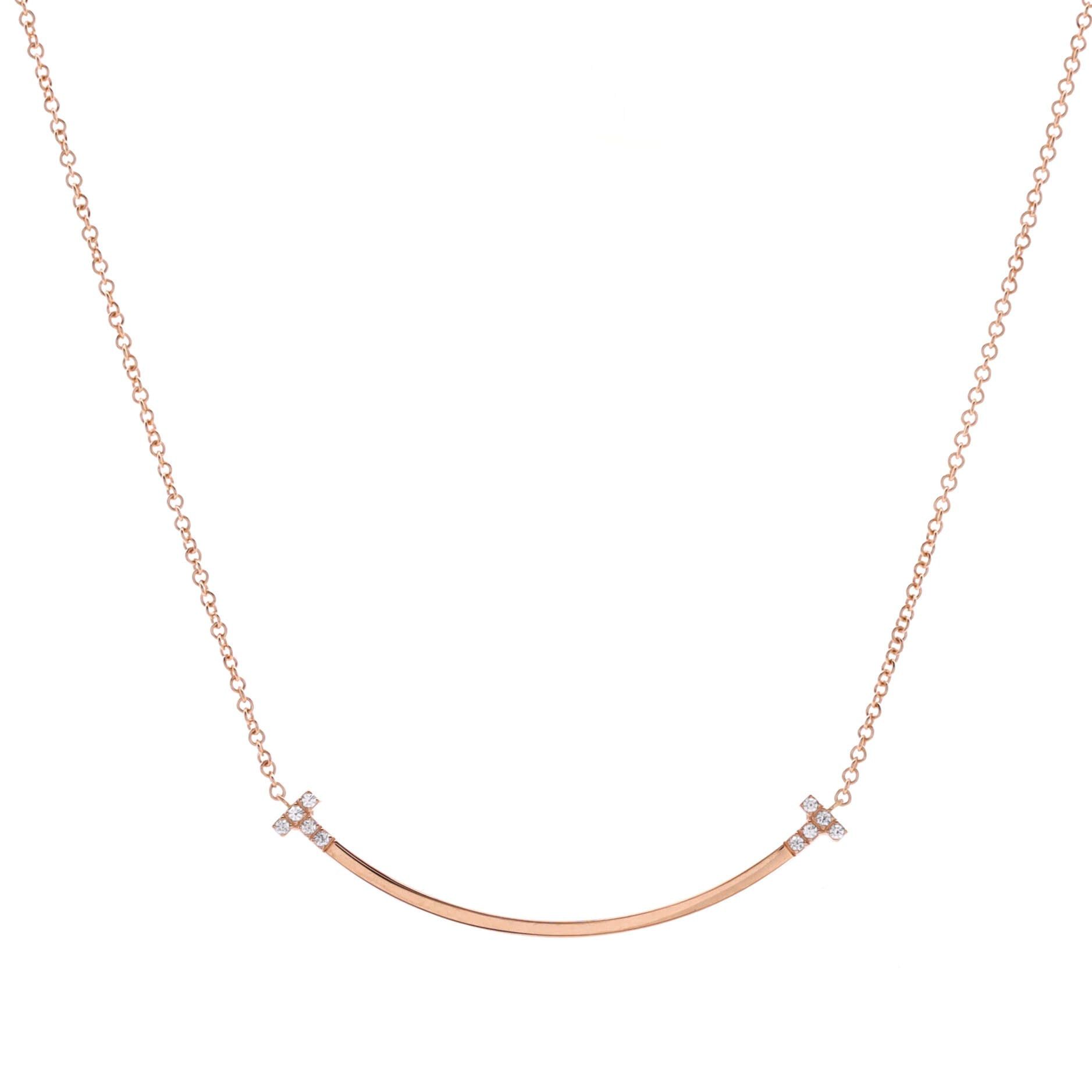 Tiffany & Co. T Smile Pendant Necklace Size ONE SIZE - 1 Thumbnail