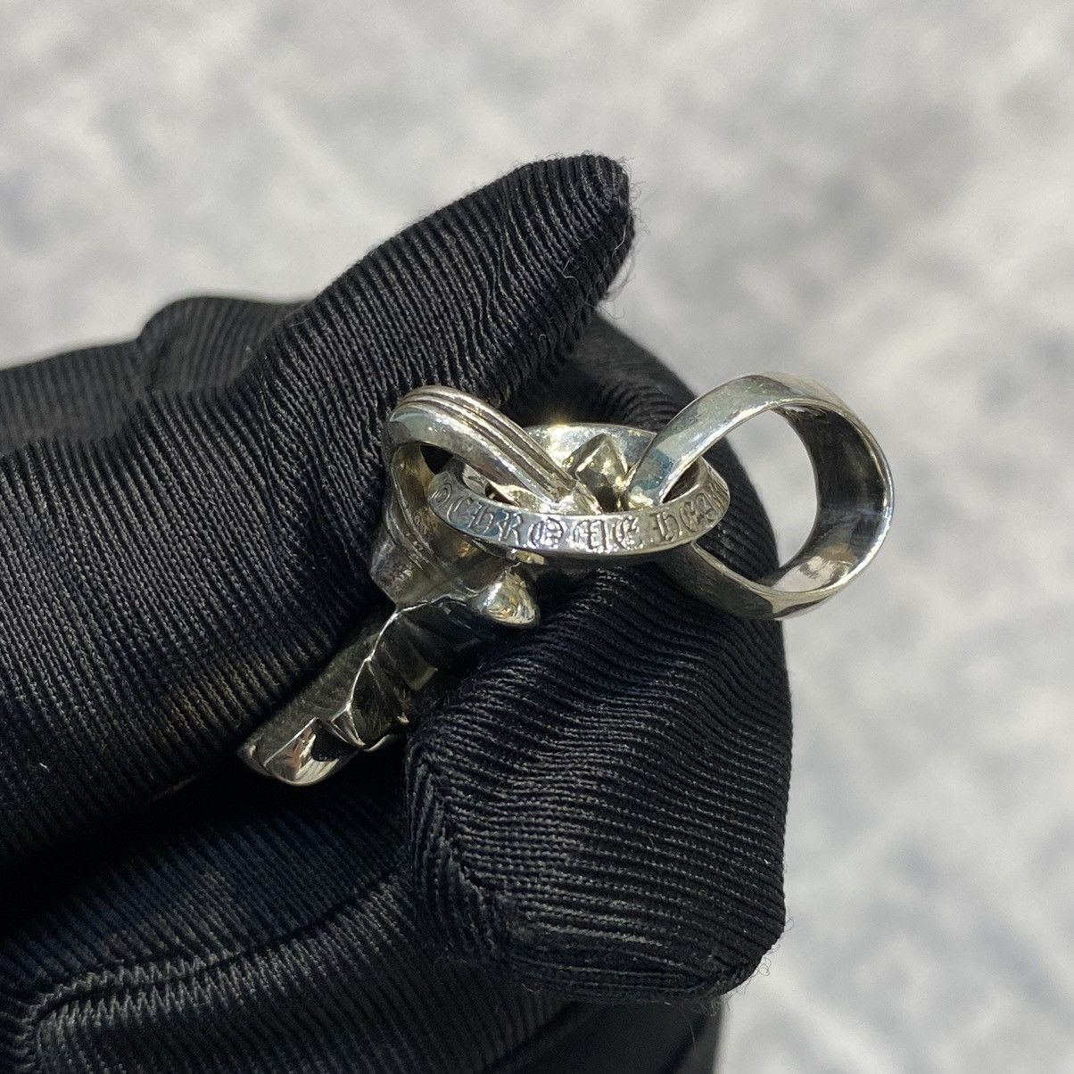 Chrome Hearts Chrome Hearts Attached Bale Cross Charm silver Size ONE SIZE - 14 Thumbnail