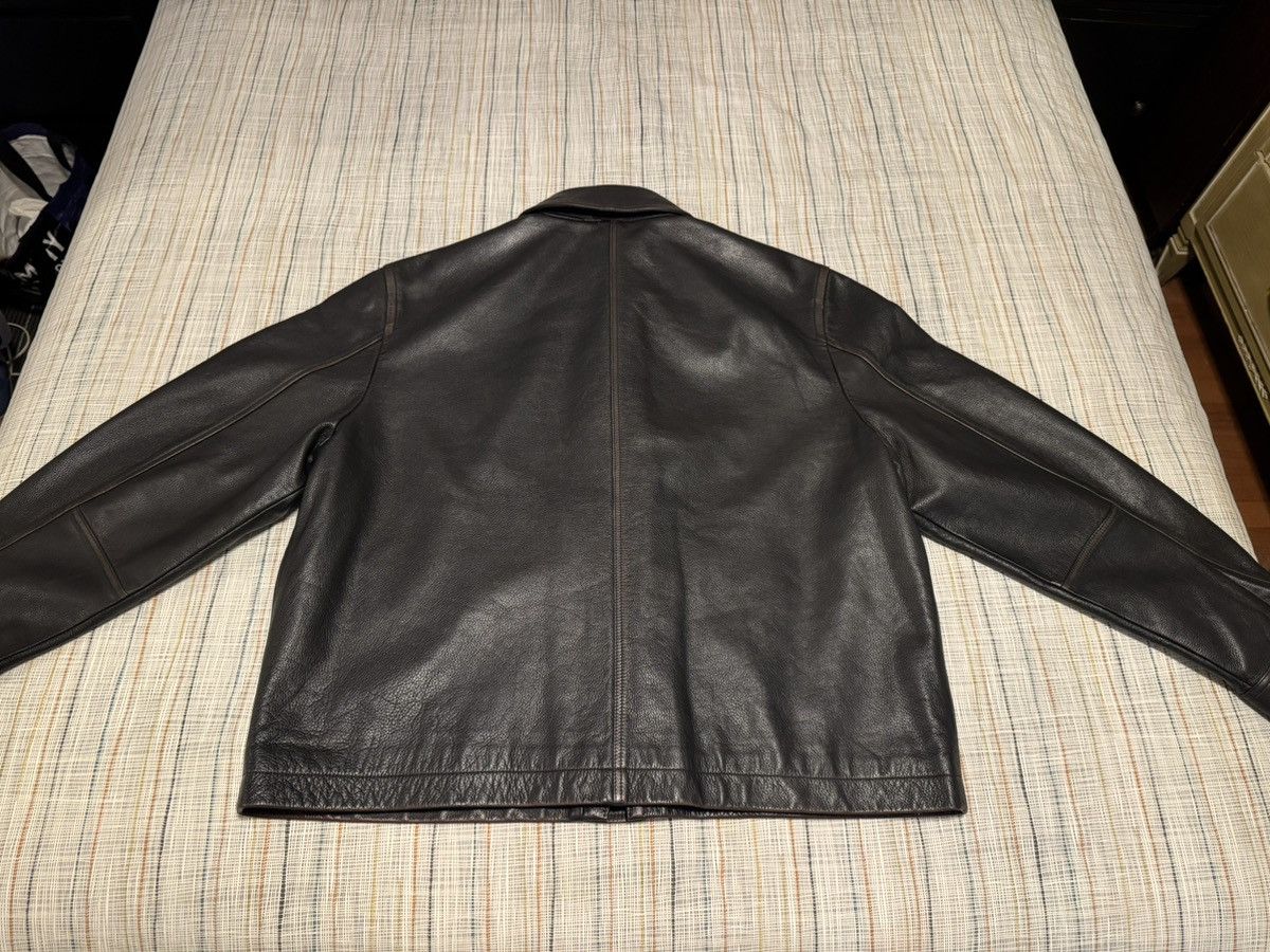 Madewell Madewell Black Leather Flight Jacket Size US XL / EU 56 / 4 - 4 Thumbnail