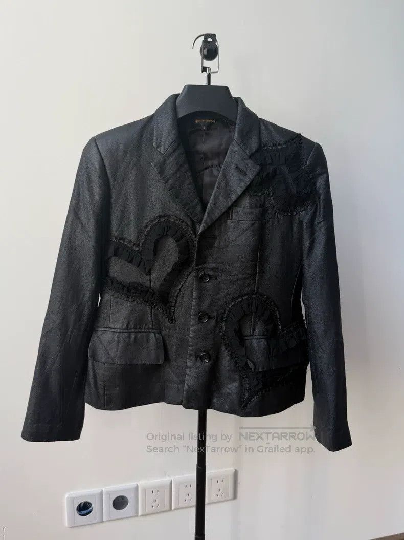 Comme des Garcons Comme Des Garcons Heart-shaped patchwork leather blazer Size S / US 4 / IT 40 - 1 Thumbnail