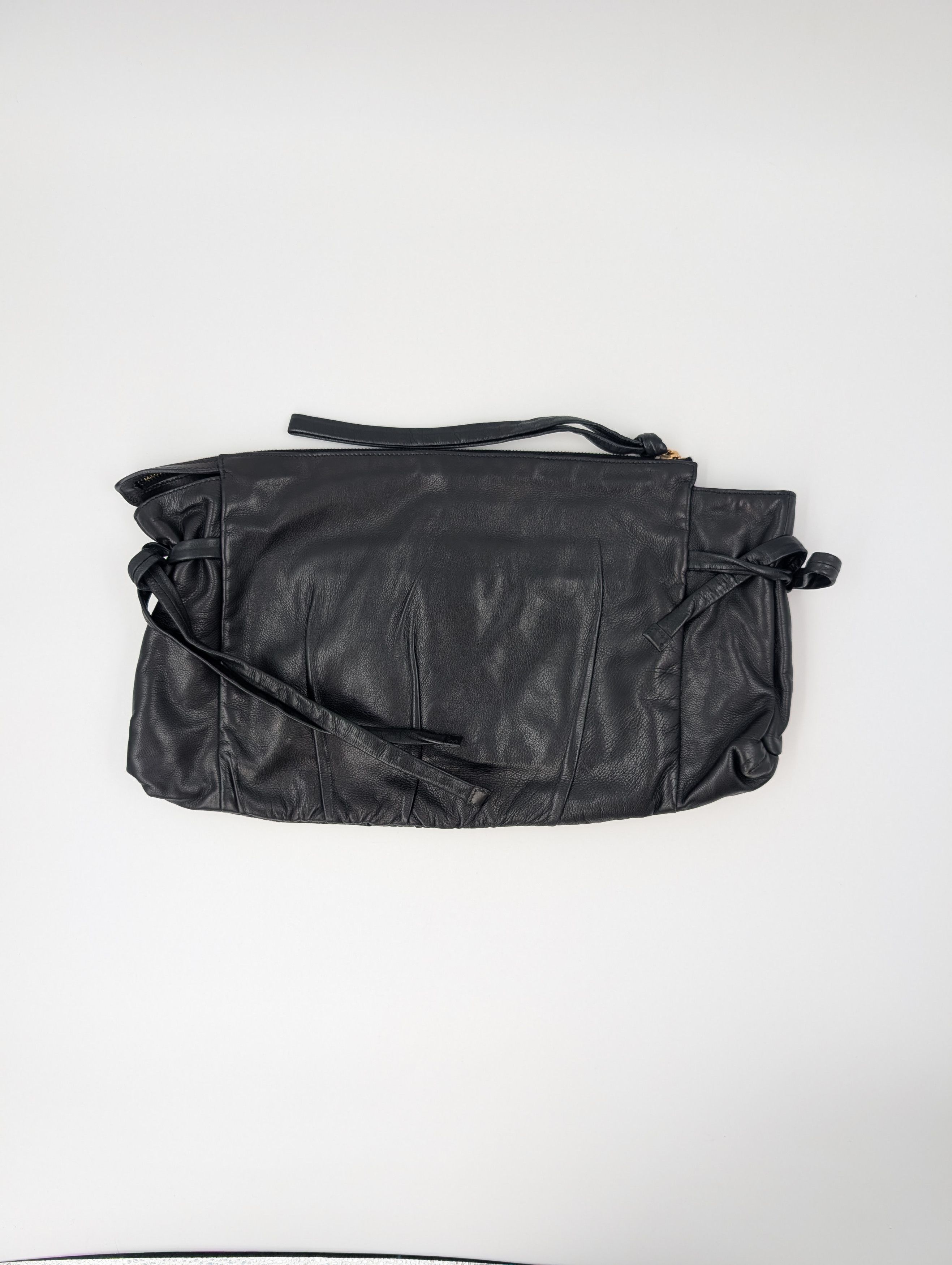 Gucci Gucci Black Leather Zip Clutch Size ONE SIZE - 4 Thumbnail