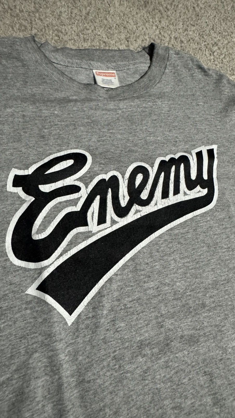 Public Enemy × Supreme 2006 Supreme Public Enemy Gray L Size US L / EU 52-54 / 3 - 3 Thumbnail