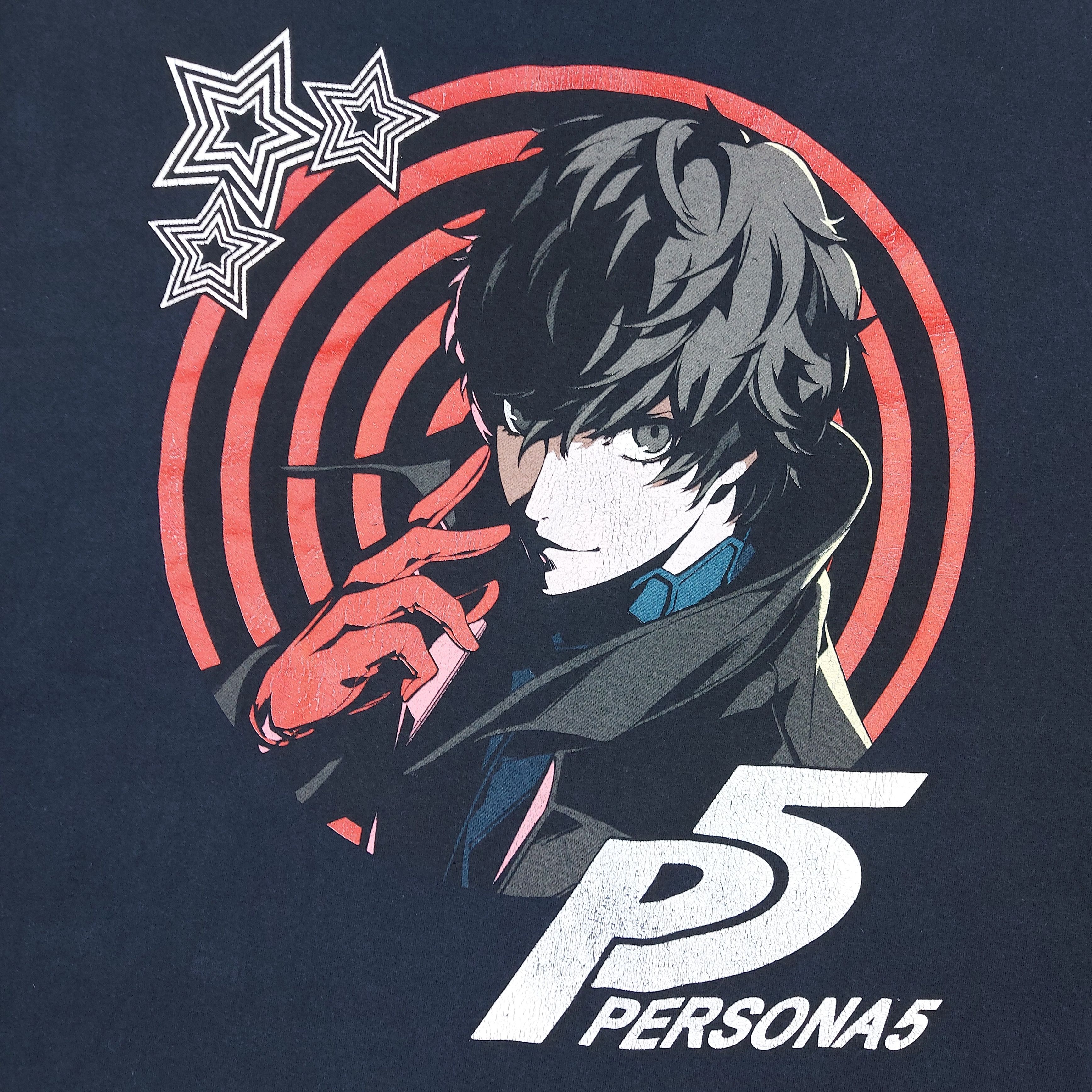 Playstation 2016 Persona 5 Joker Amamiya Ren JRPG Atlus TEE Size US XL / EU 56 / 4 - 2 Thumbnail