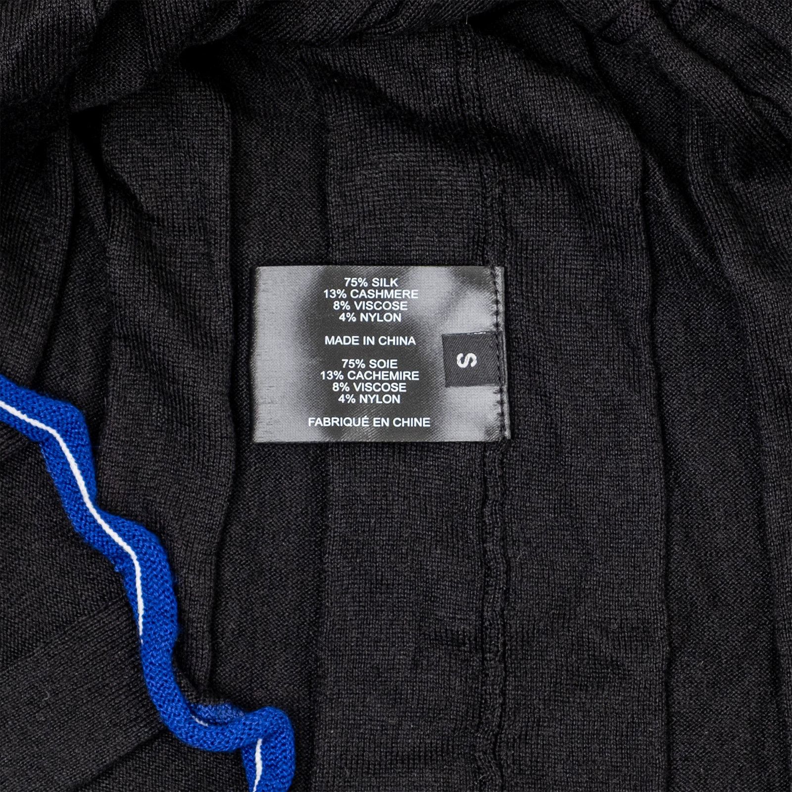 Proenza Schouler PROENZA SCHOULER Wide Ribbed Silk-Cashmere Midi Dress Black Size S / US 4 / IT 40 - 9 Thumbnail