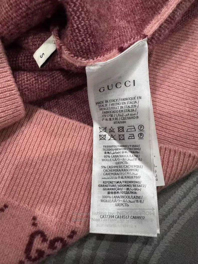 Gucci Gucci Pink cashmere sweater Size S / US 4 / IT 40 - 3 Thumbnail