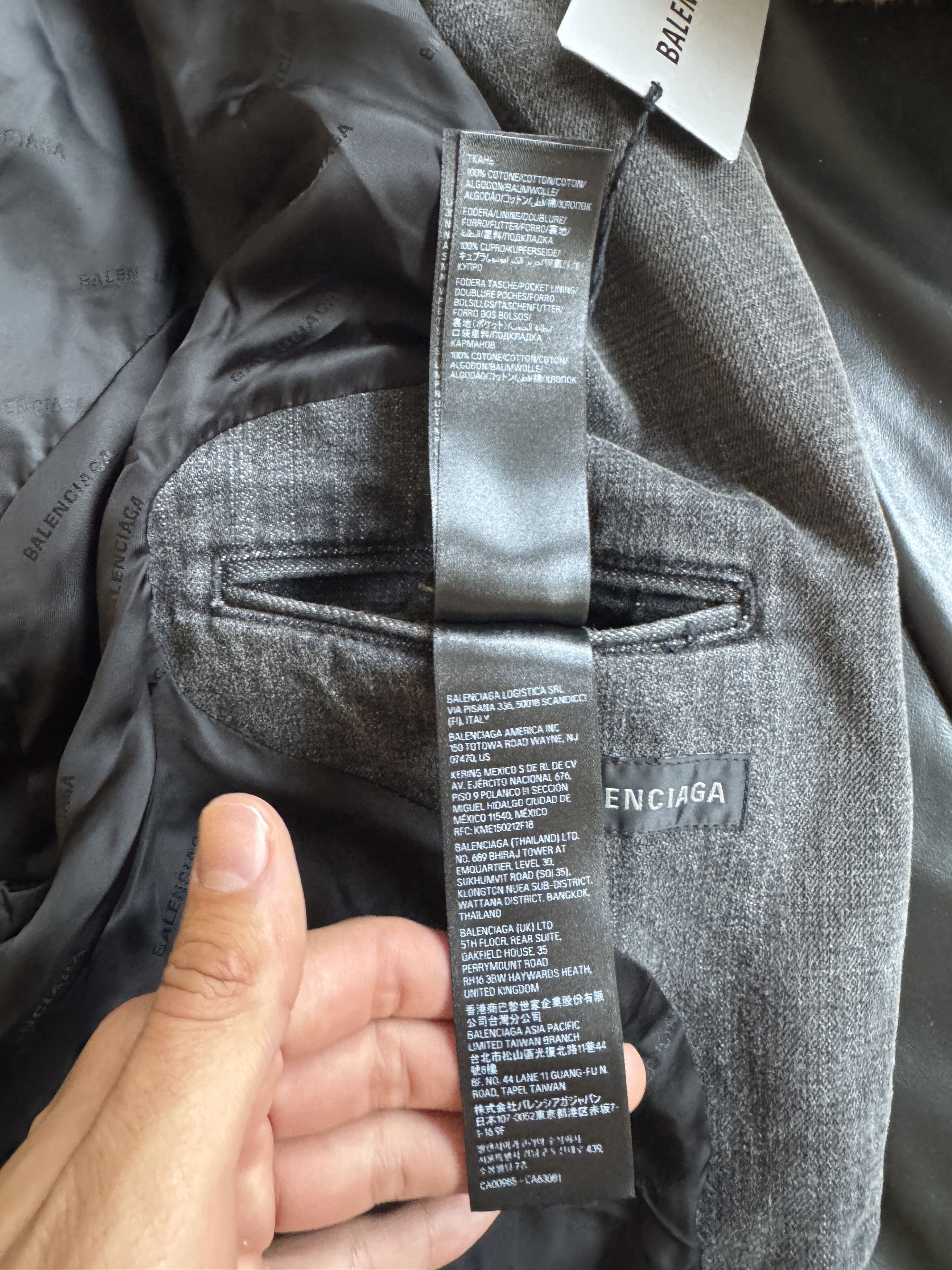 Balenciaga Washed Denim Blazer Size US L / EU 52-54 / 3 - 23 Thumbnail