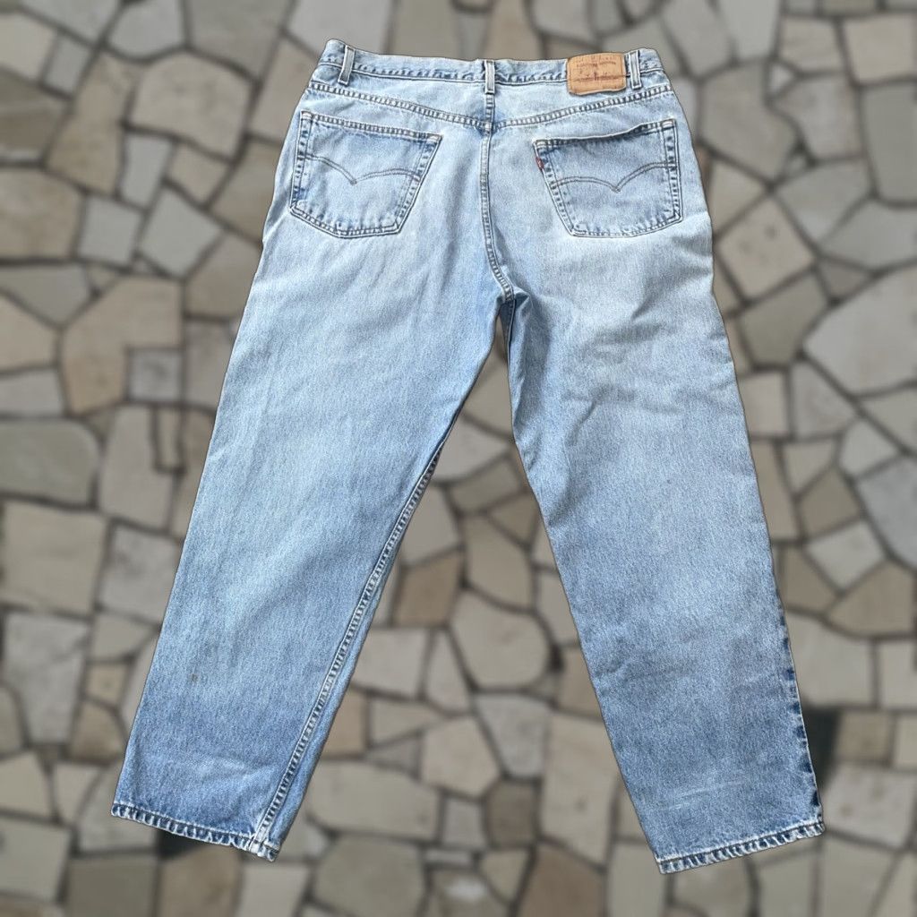 Vintage Levi's 550 Relaxed Fit Jeans Men W38 L30 Blue Denim 90s