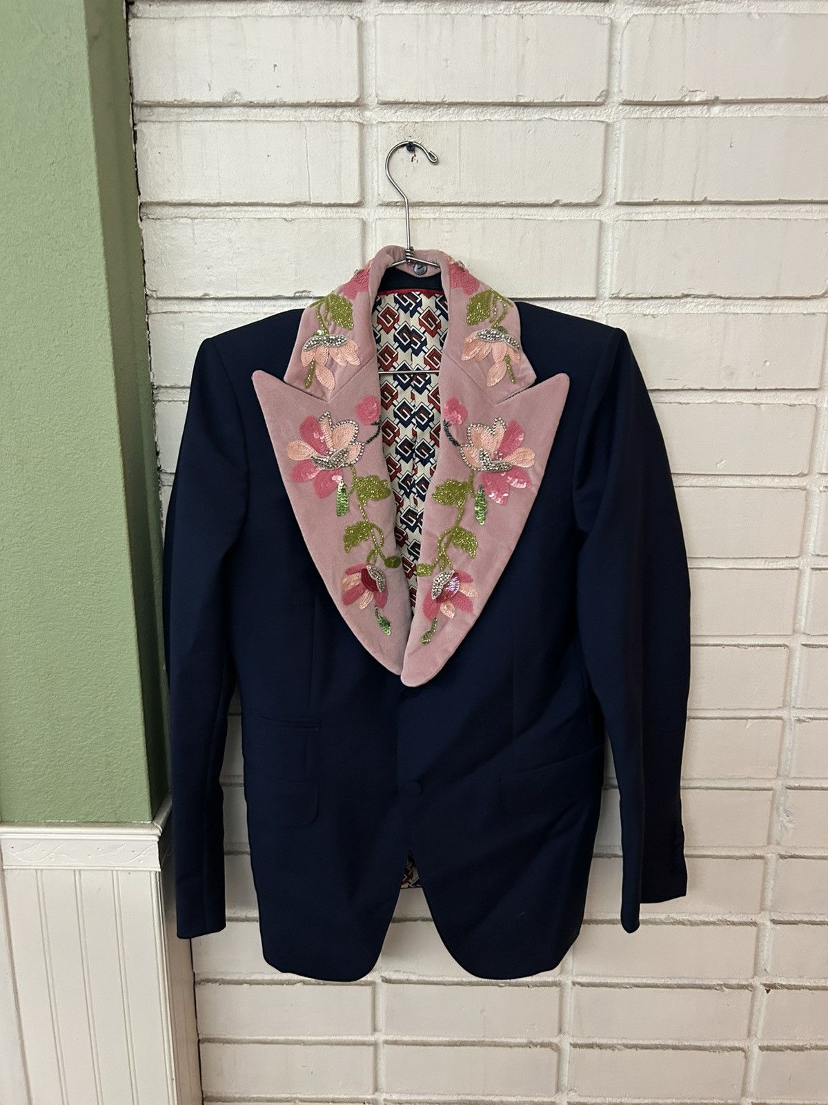 Gucci Gucci Sequin Blazer SET (sz50) Size 50R - 1 Thumbnail