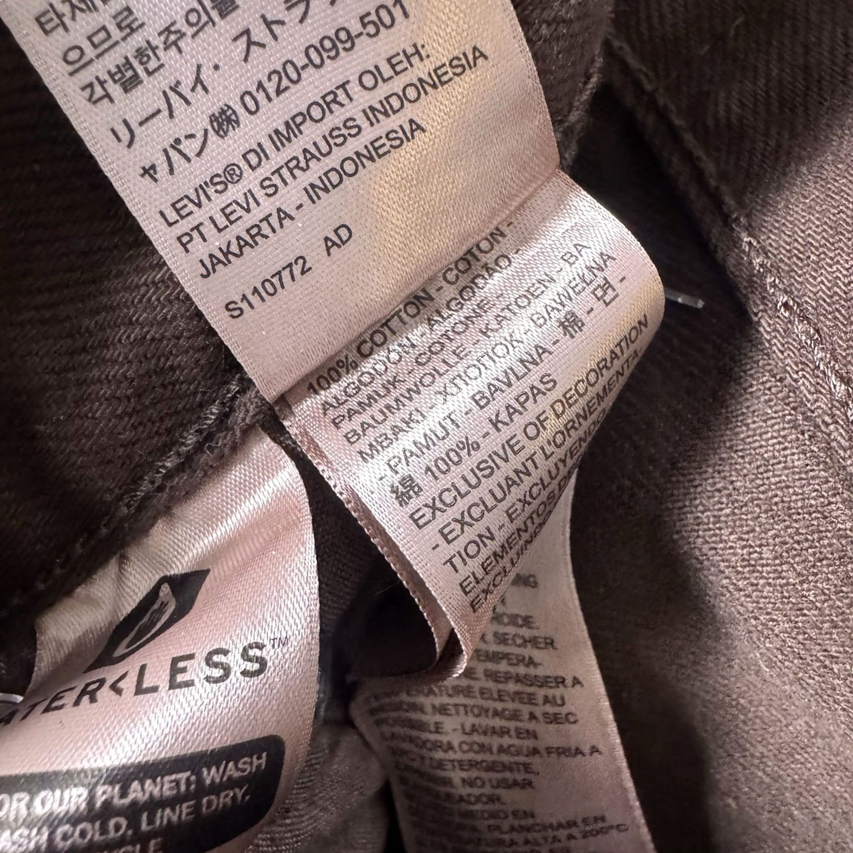 Levi's Levi'S 501xx Jeans - Mens - Y2K Grunge Denim - Button Fly - Medium 28x30 - Brown - Genuine - Size US 28 / EU 44 - 5 Thumbnail