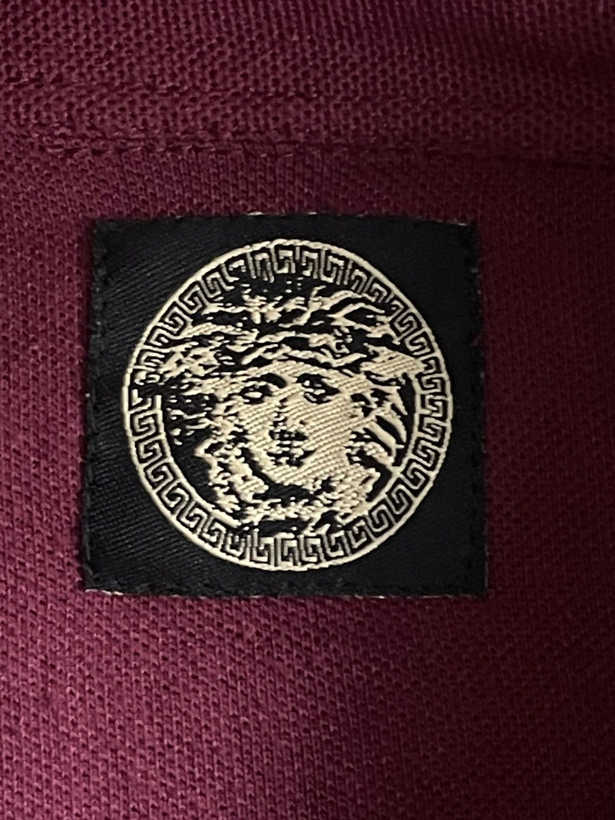 Versace × Versace Jeans Couture × Vintage Vintage Versace Jeans Couture Polo Medusa Logo 1/4 Zip Tee Size US XL / EU 56 / 4 - 9 Thumbnail