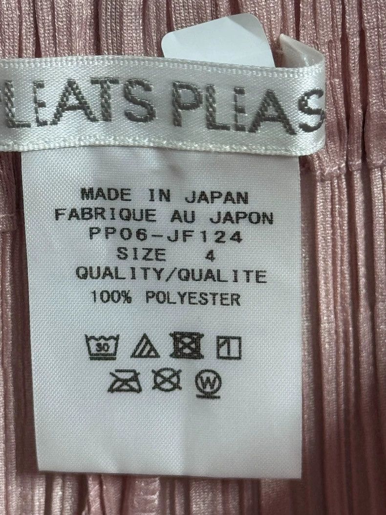 Issey Miyake Issey Miyake size:4 Cherry blossom pink pleated straight-l Size 22" - 3 Thumbnail