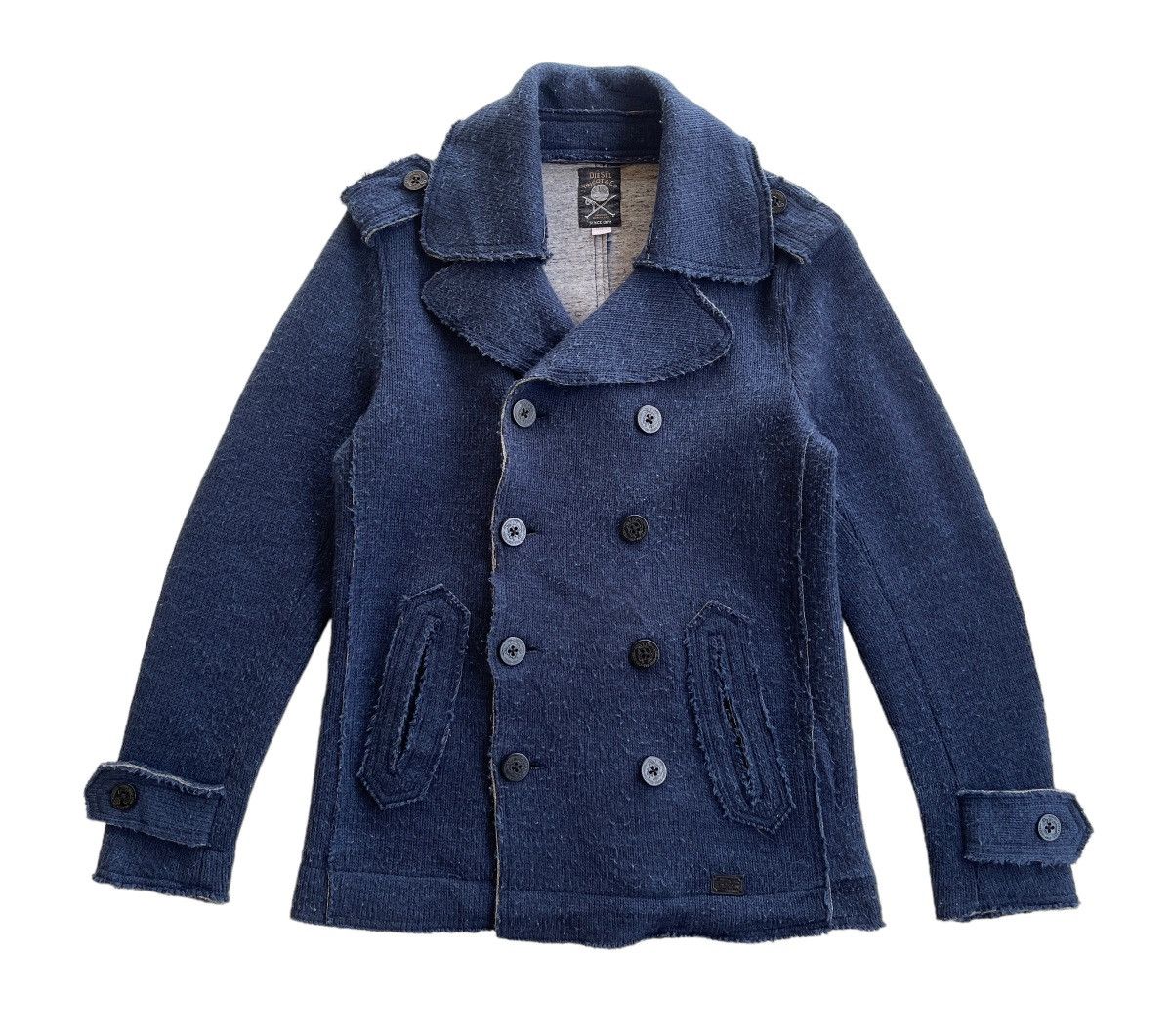 Diesel Diesel Navy Pea Coats Jacket Size US S / EU 44-46 / 1 - 2 Thumbnail