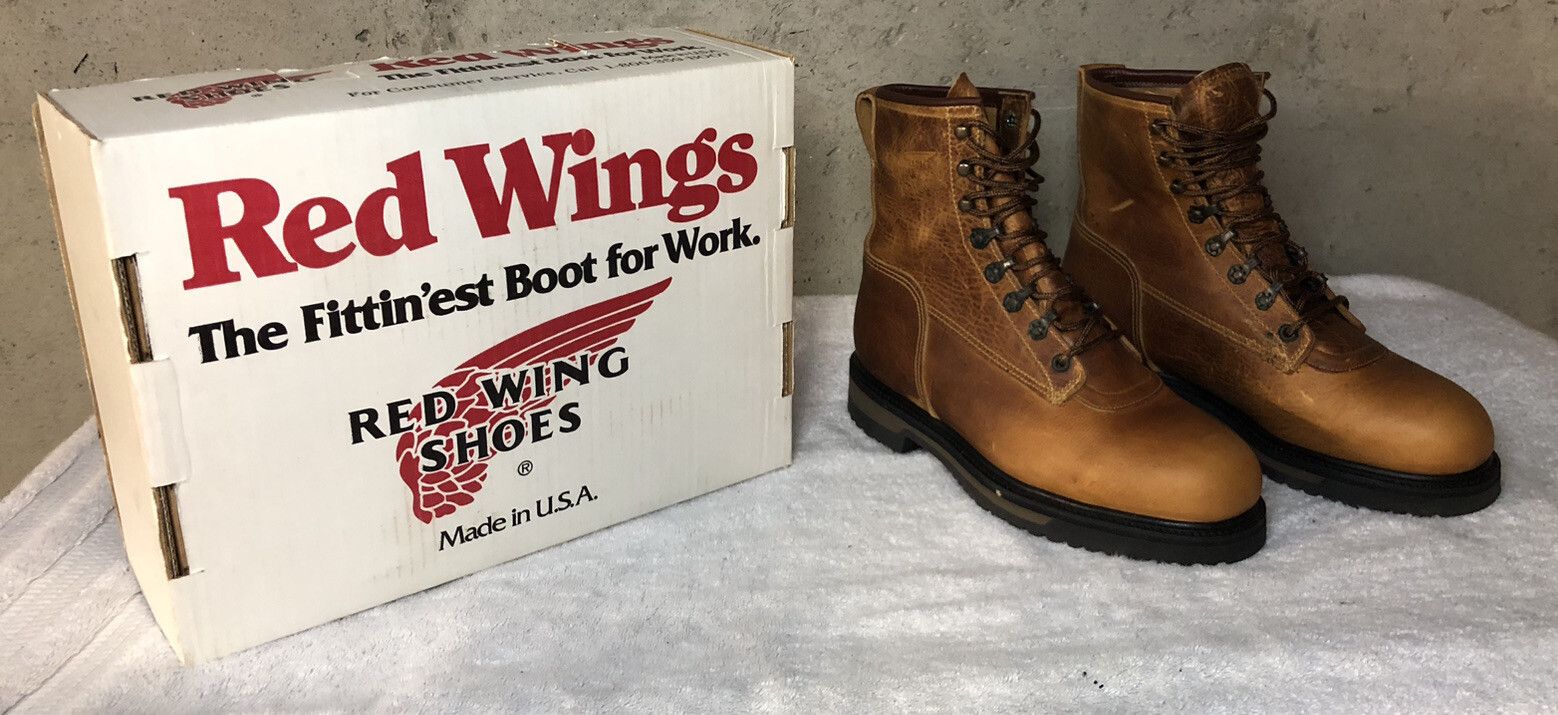 Red Wing Red Wing 2247 Comfort Force Brown Steel Toe Boots Size 9 3E Size US 9 / EU 42 - 1 Thumbnail