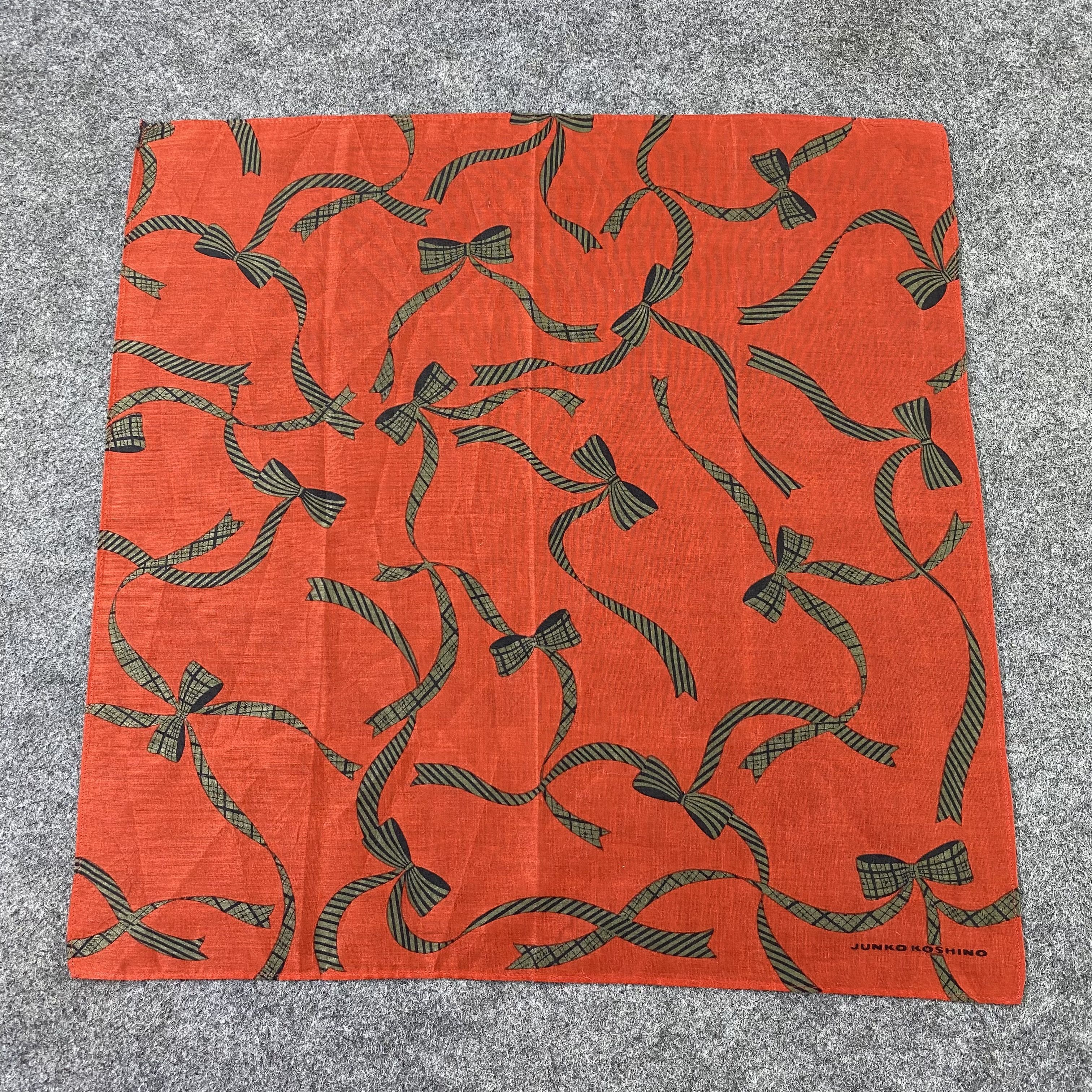 Japanese Brand Junko Koshino Handkerchief / Bandana / Neckerchief-B1077 Size ONE SIZE - 3 Thumbnail