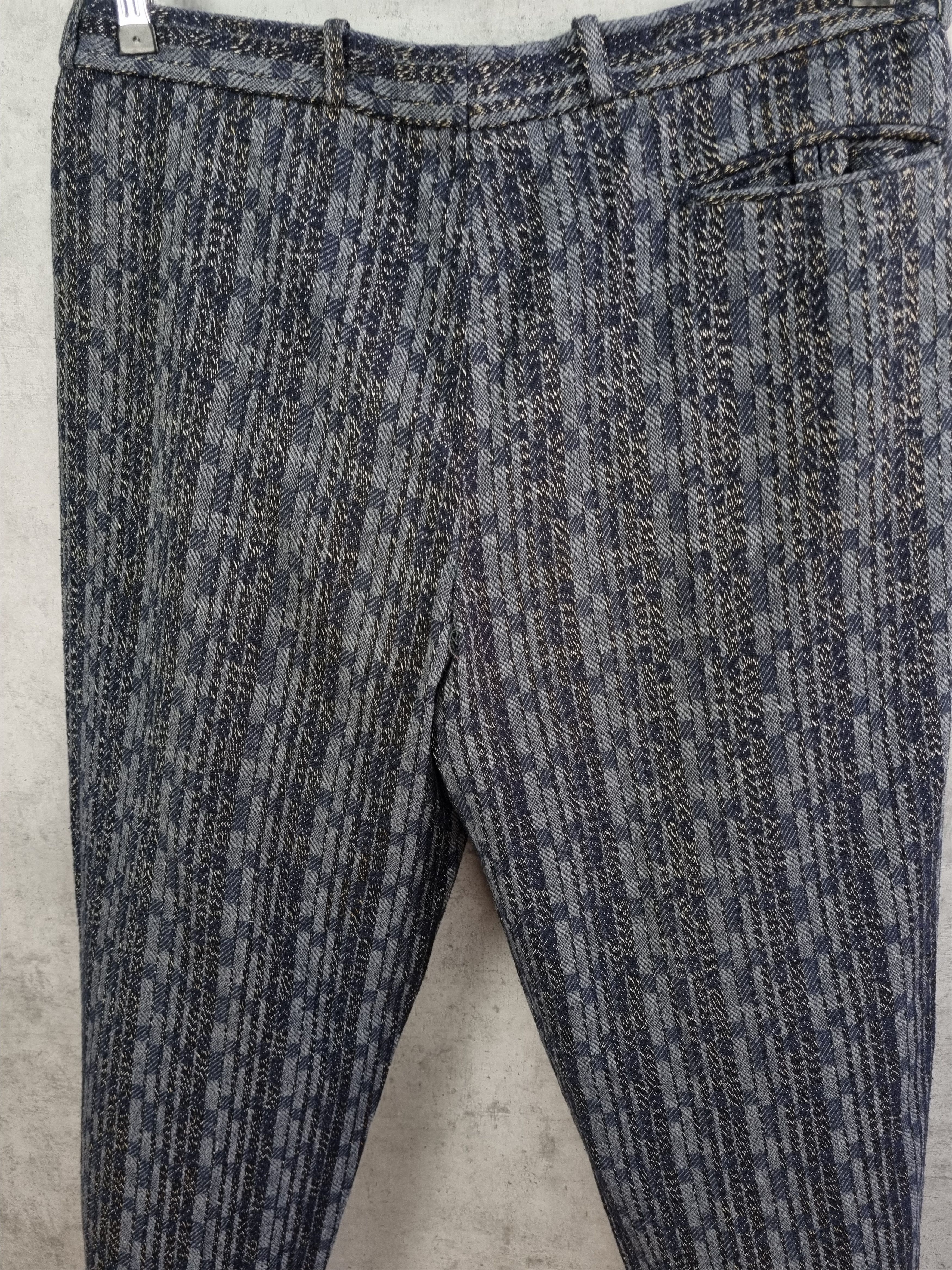 Seditionaries × Vintage 90s Unique Gorgeous Knitted Wool Pants Missoni Style Size US 33 - 9 Thumbnail