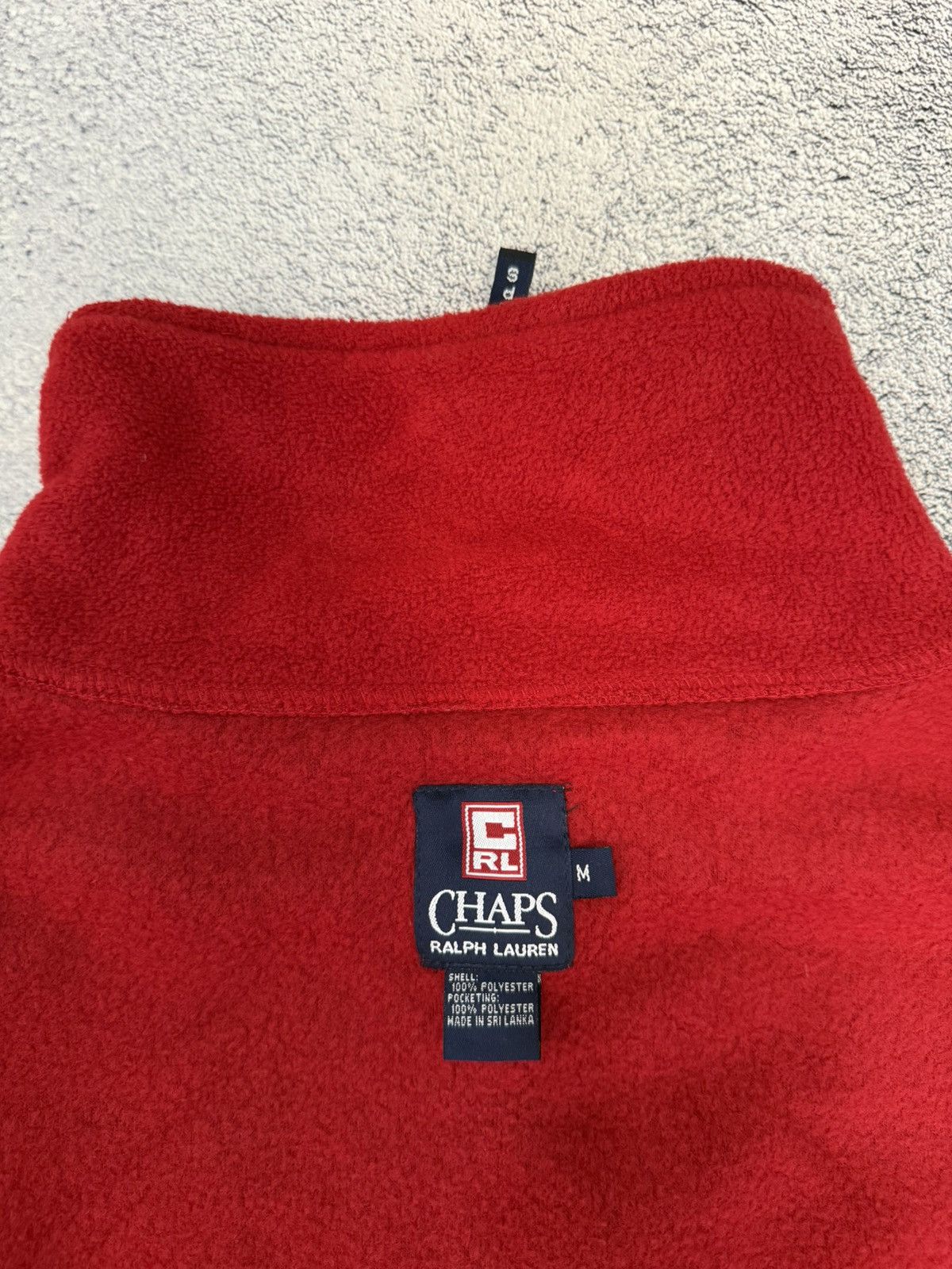 Chaps Ralph Lauren Chaps Ralph Lauren Fleece 1/4 Zip Pullover Logo Vintage M-L Size US M / EU 48-50 / 2 - 10 Thumbnail