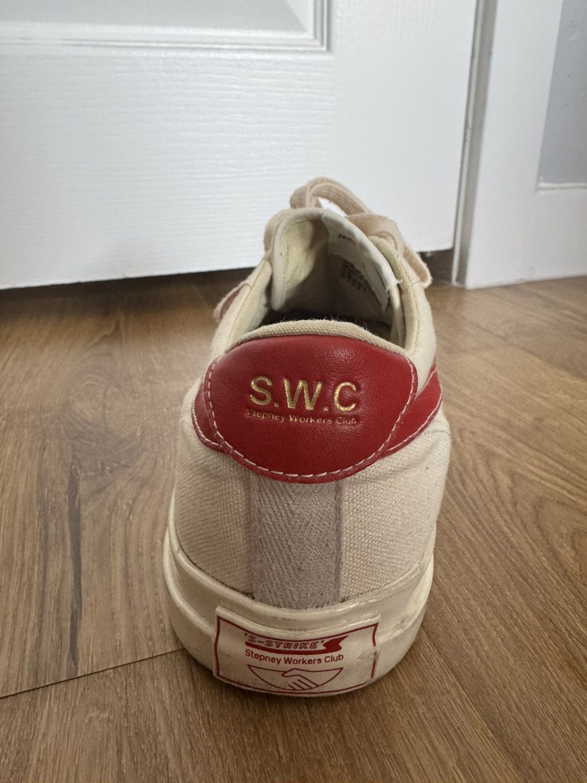 Stepney Workers Club STEPNEY WORKERS CLUB DELLOW S-STRIKE CUP CANVAS SNEAKER Size US 11.5 / EU 44-45 - 4 Thumbnail