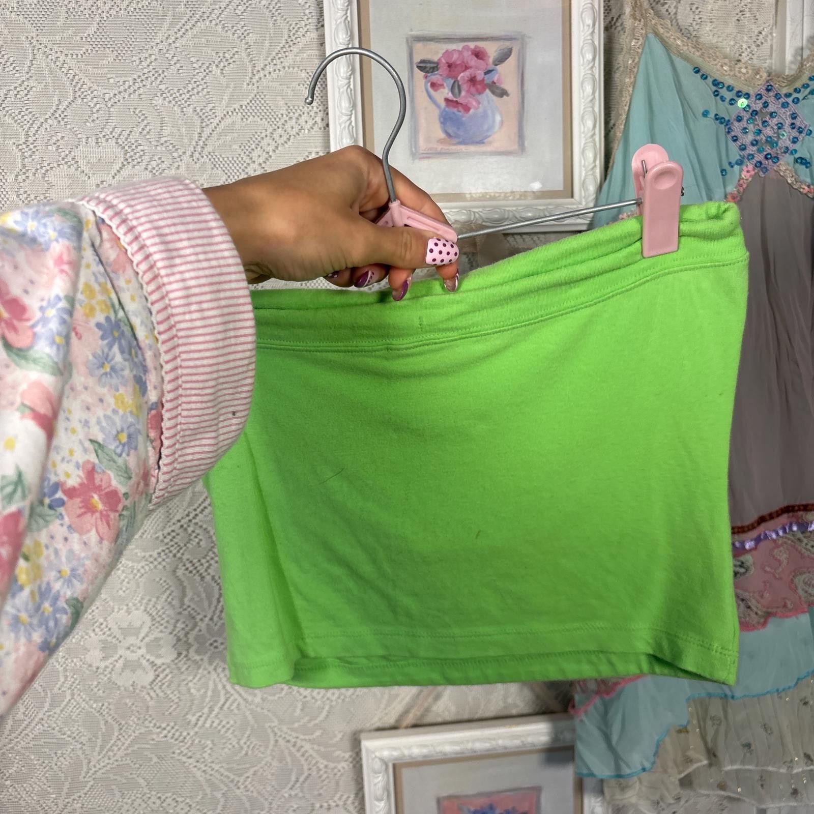 Other y2k zara larsson core green tube top Size M / US 6-8 / IT 42-44 - 3 Thumbnail