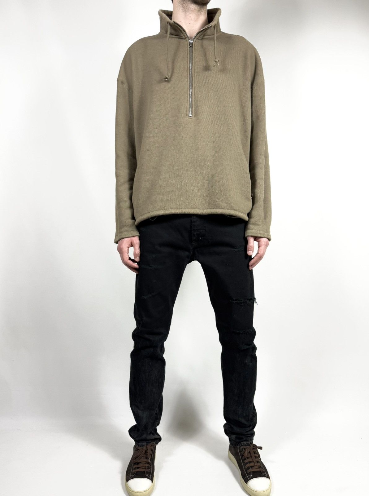 Kith Kith Boxy Fit Oversized Half Zip Sweatshirt Size US XXL / EU 58 / 5 - 6 Thumbnail