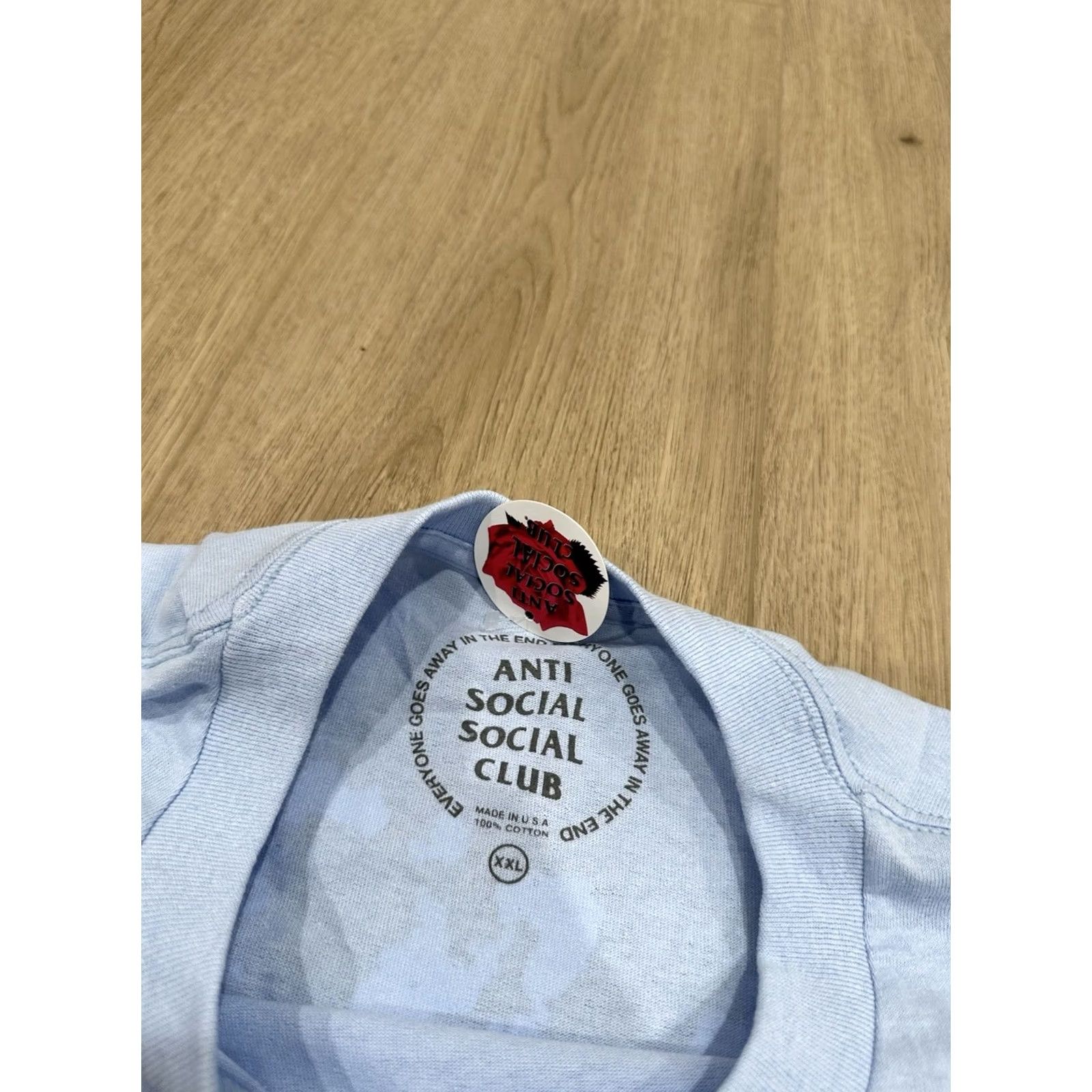 Anti Social Social Club Anti Social Social Club Tee 2XL Blue Partly Cloudy NWT Size US XXL / EU 58 / 5 - 5 Thumbnail