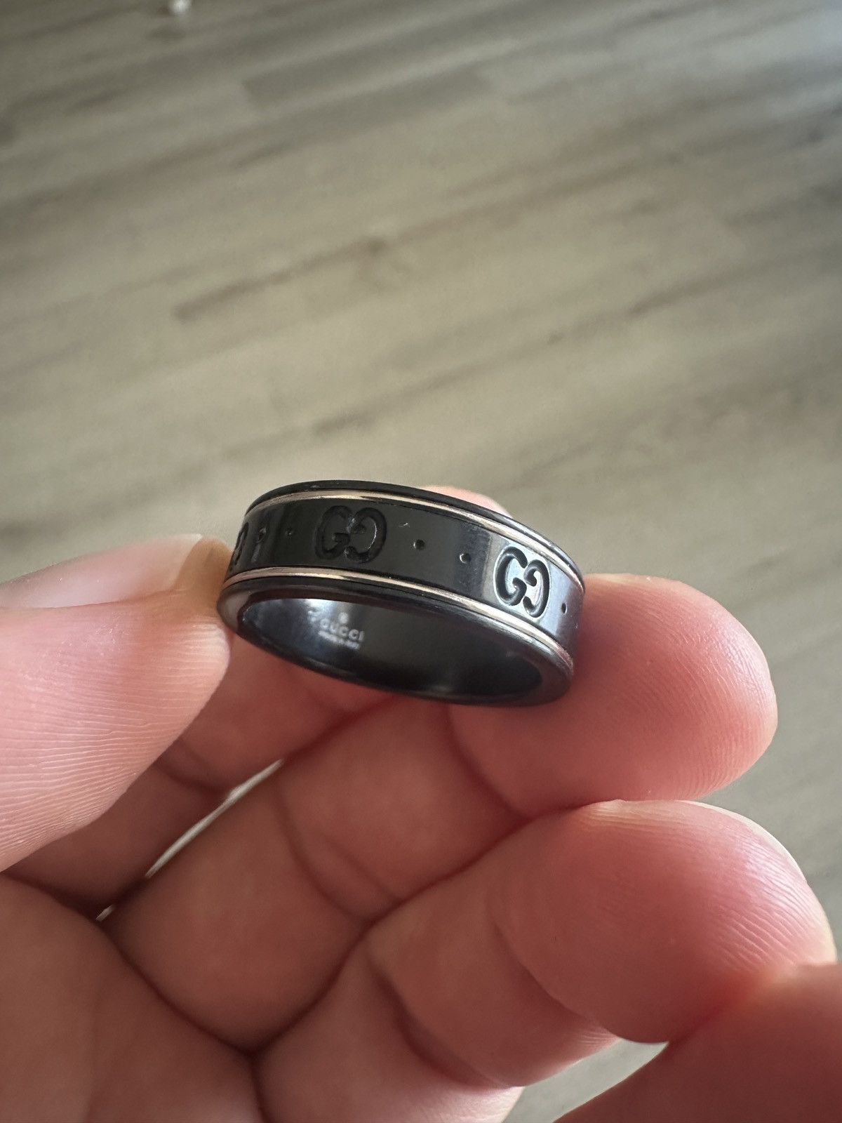 Gucci Gucci Icon thin band in white gold sz 10 Size ONE SIZE - 3 Thumbnail